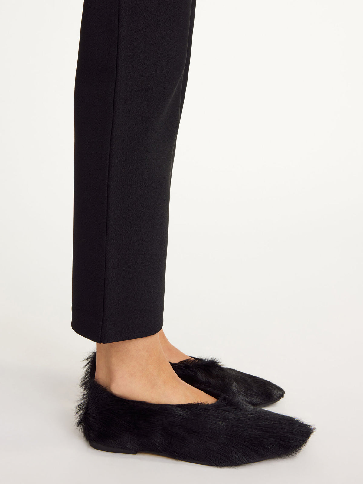 By Malene Birger - Cropped Stretch Jersey Trousers - Black