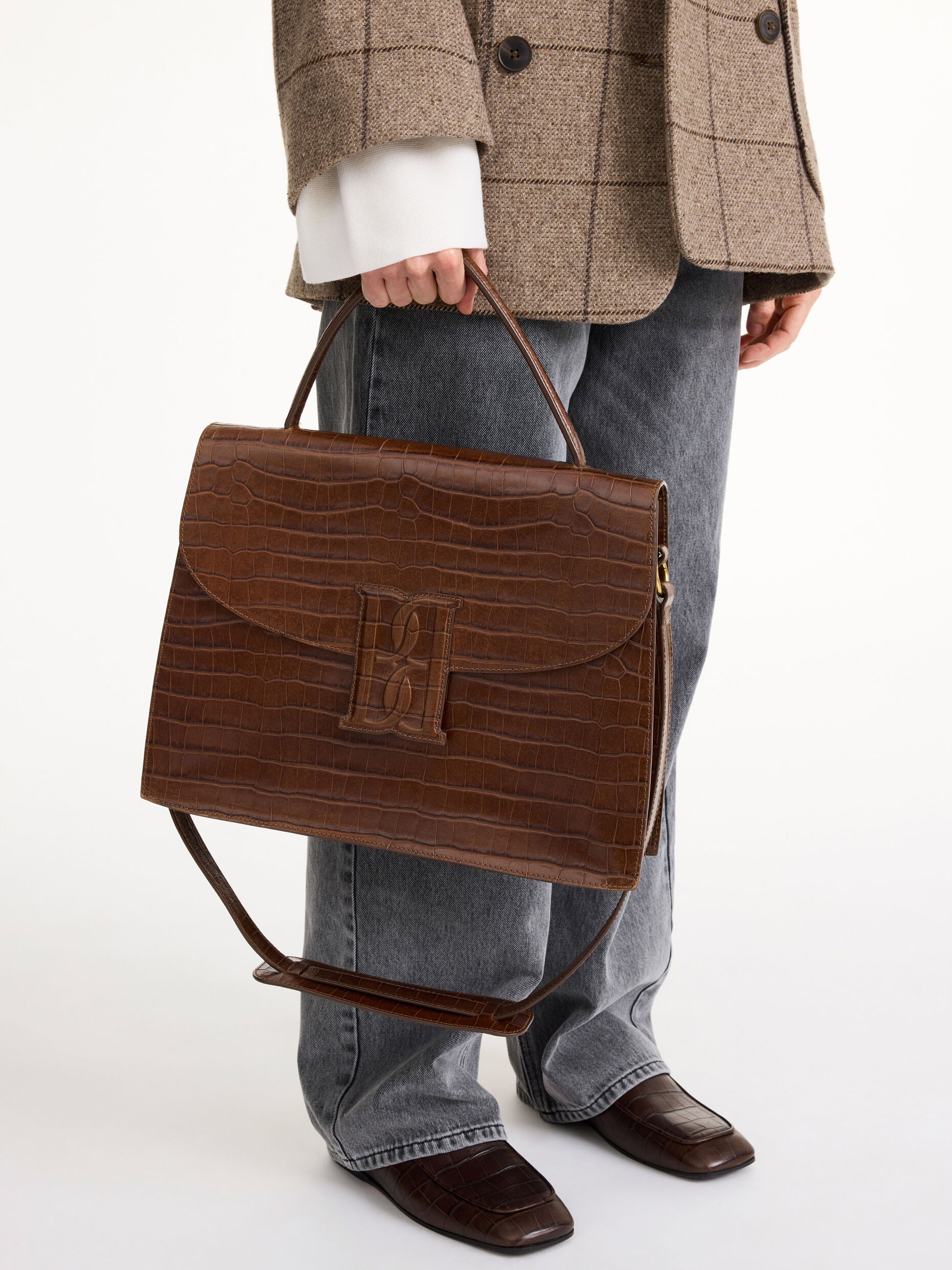 By Malene Birger - Leather Shoulder Bag - Brown