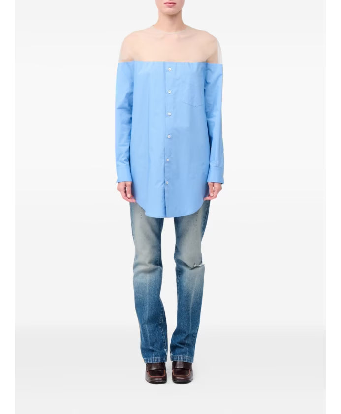 MM6 Maison Margiela - Shirt - Light Blue