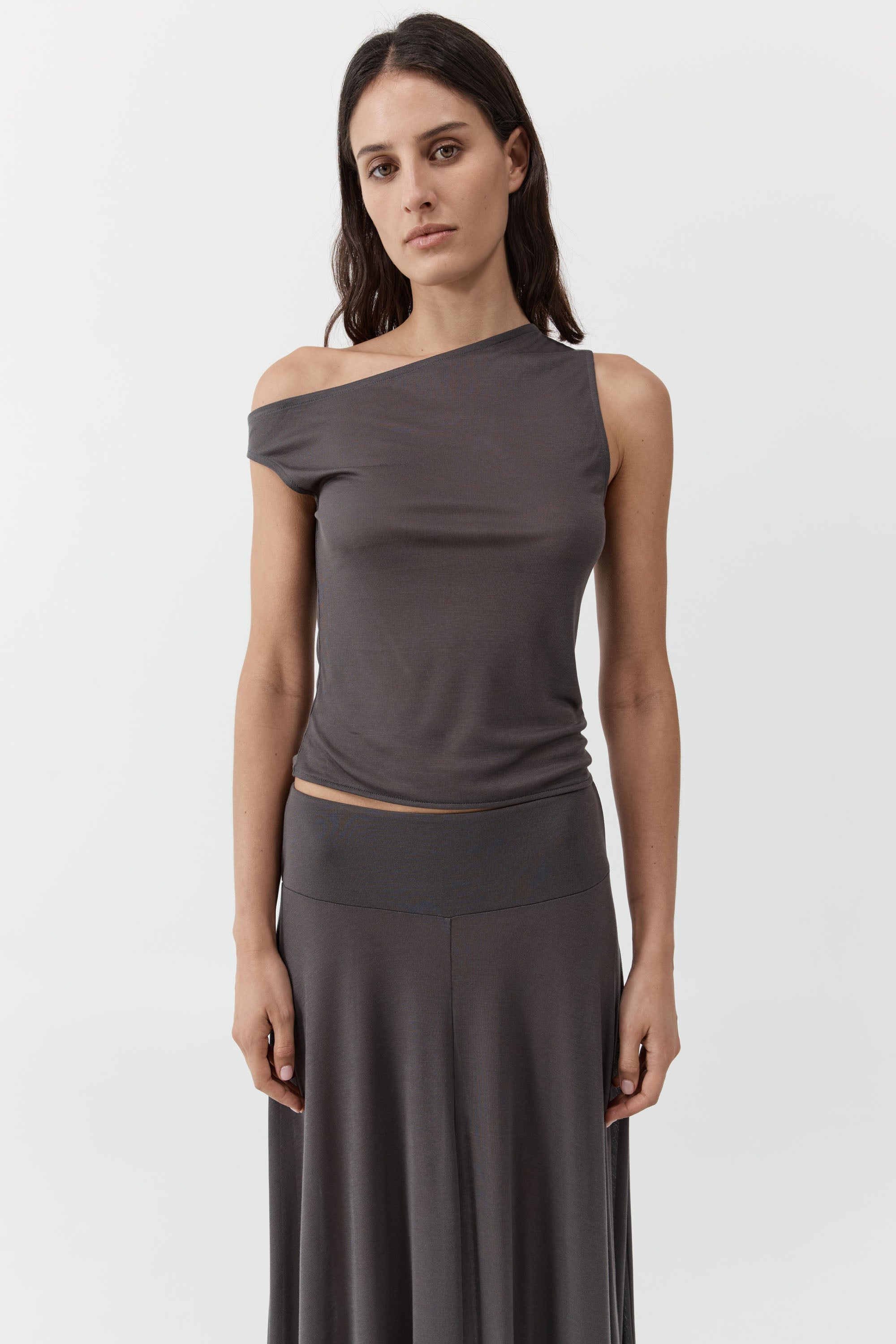St. Agni - Fine Jersey Top - Soot