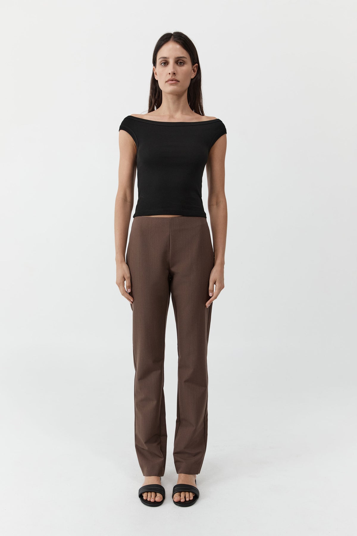 St. Agni - Wool and Silk Pants - Brown