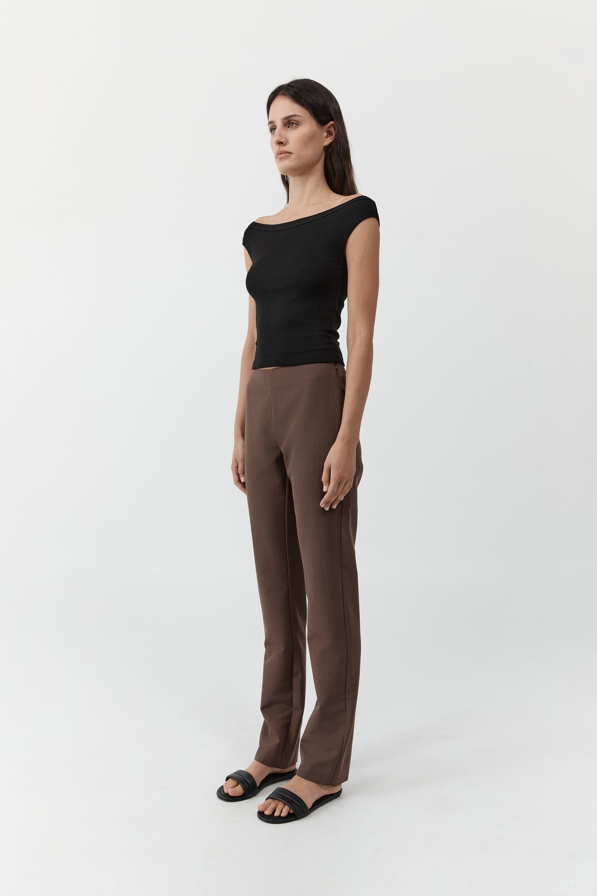 St. Agni - Wool and Silk Pants - Brown