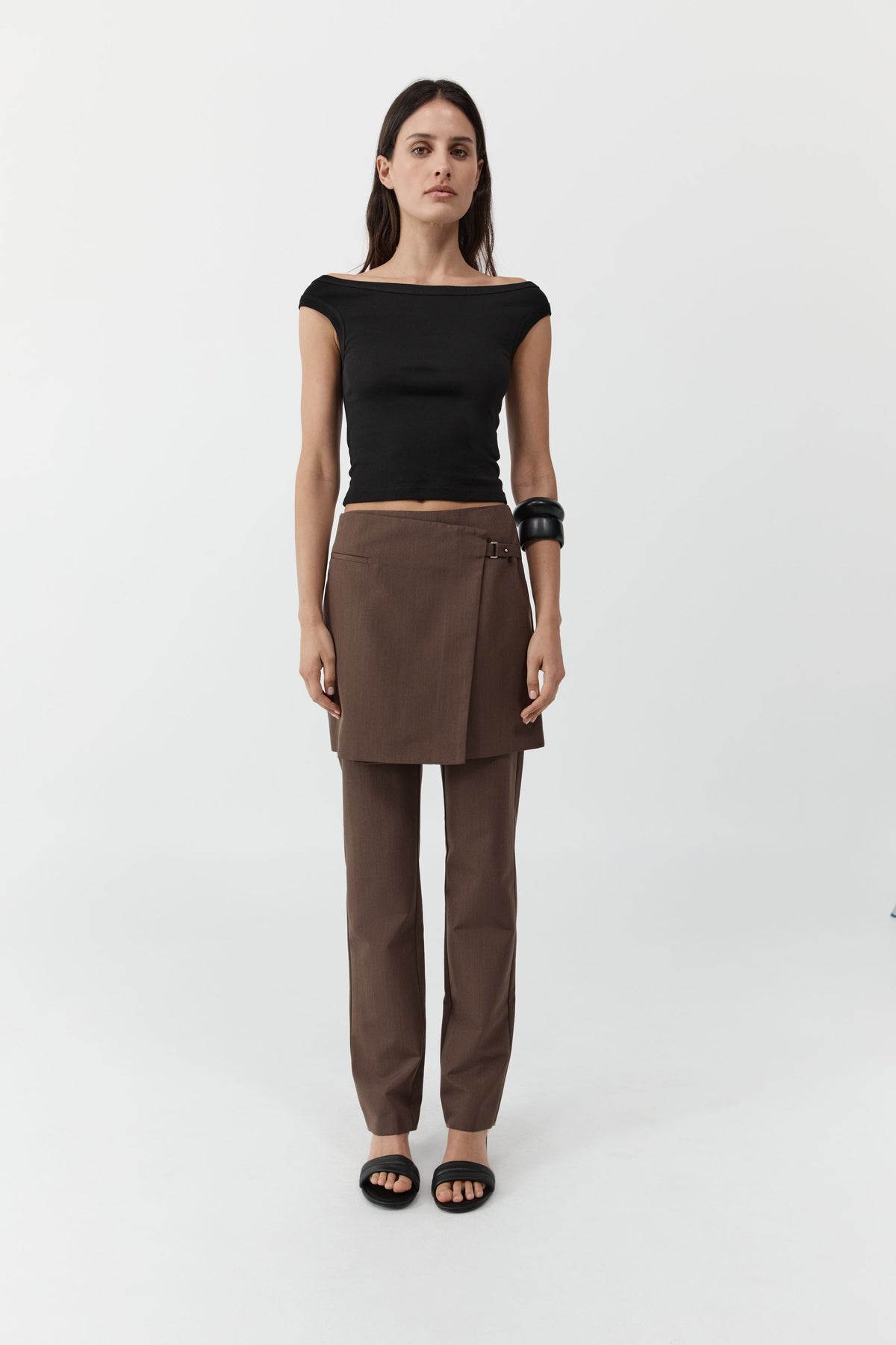 St. Agni - Wool and Silk Pants - Brown