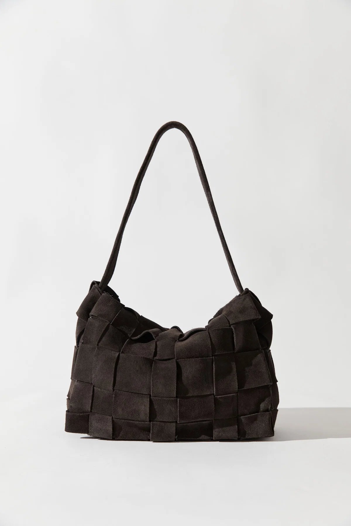 St. Agni - Suede Envelope Mini Bag - Coffee