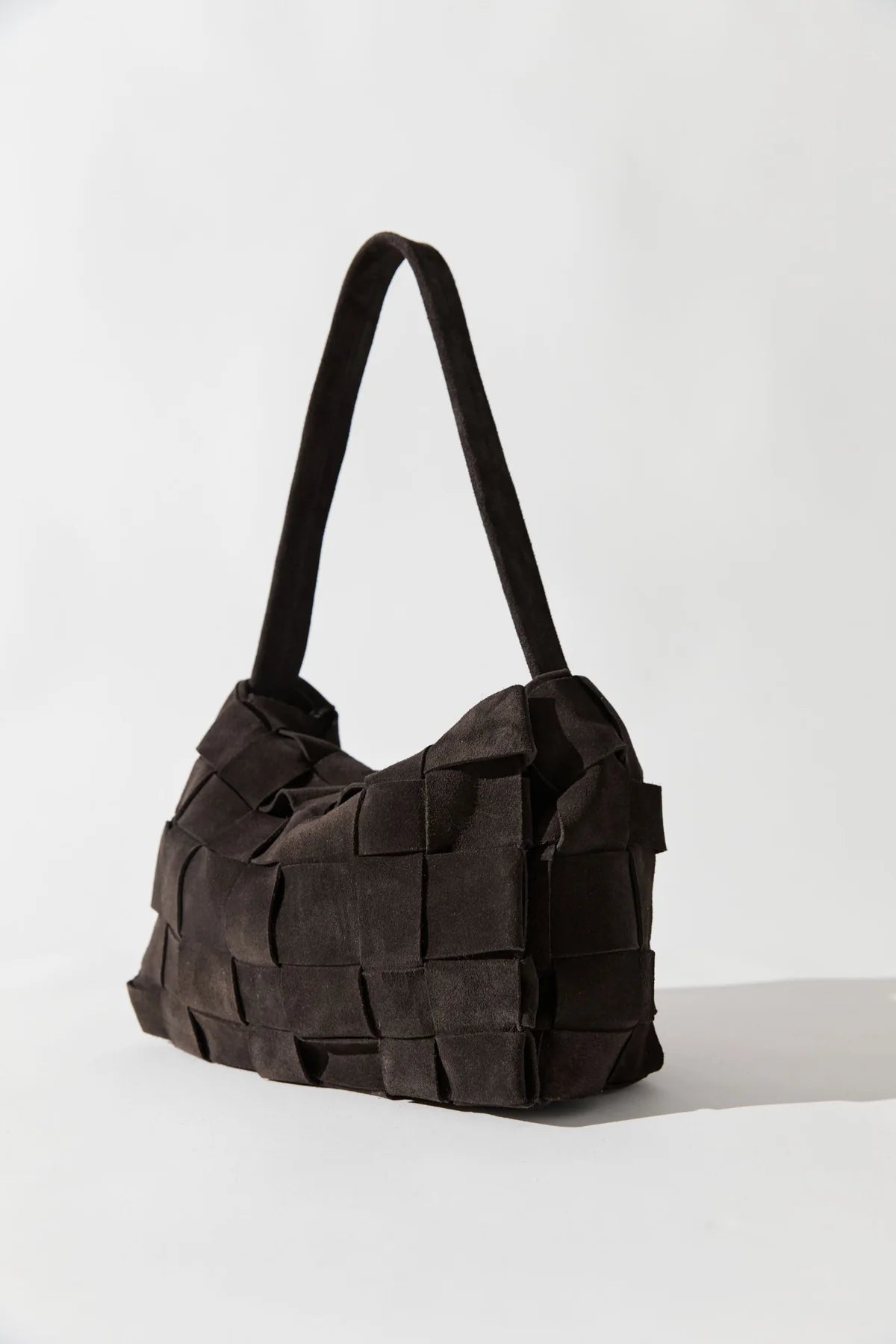 St. Agni - Suede Envelope Mini Bag - Coffee