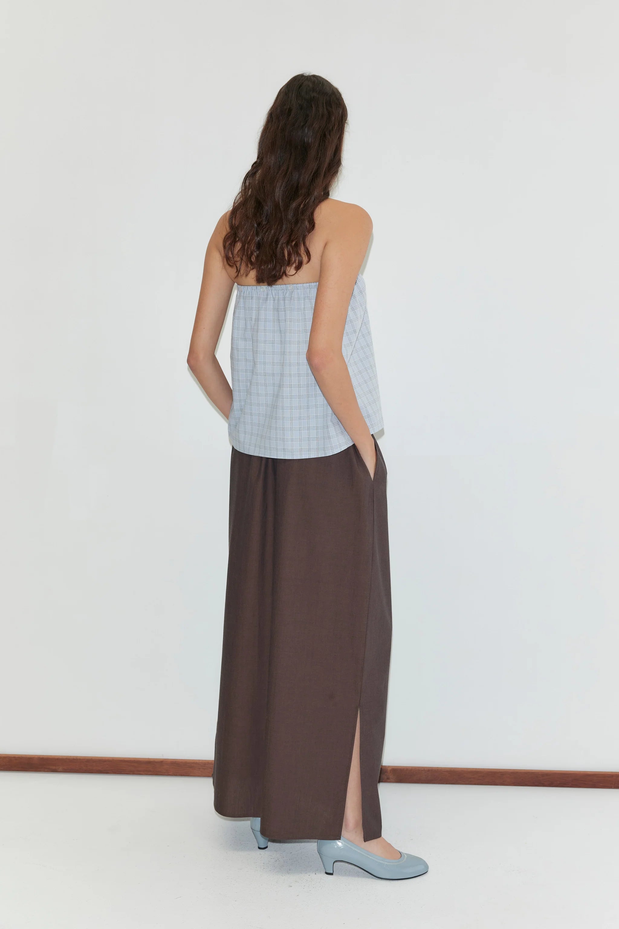 Deiji Studios - Belted Maxi Skirt - Toast