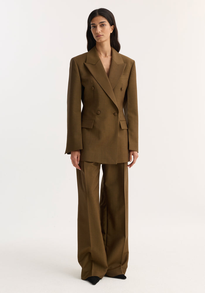 Róhe - Hourglass Blazer - Brown