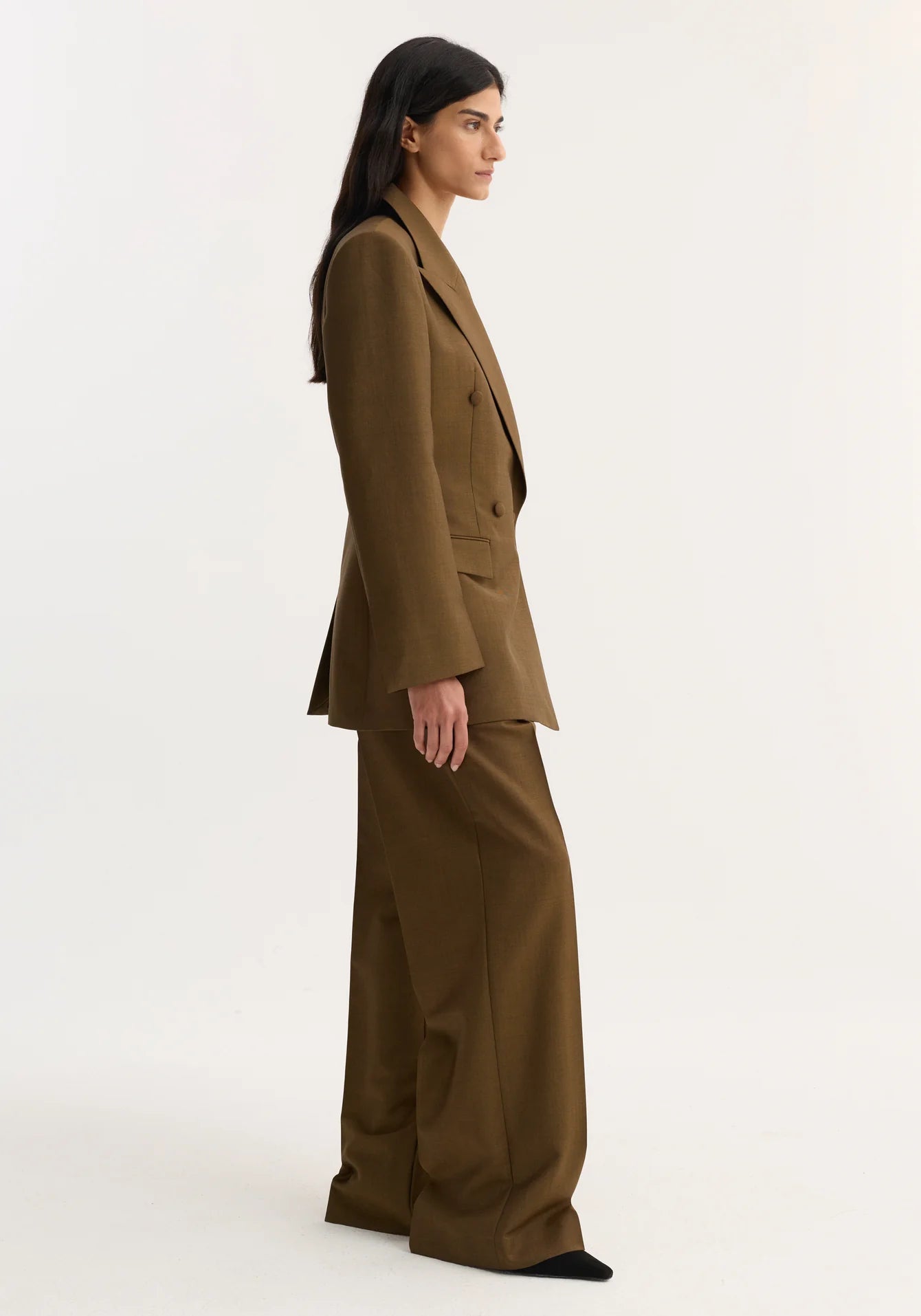 Róhe - Hourglass Blazer - Brown