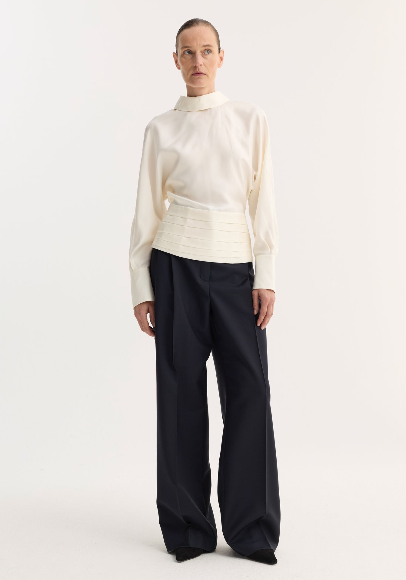 Róhe – Silk Top - Cream
