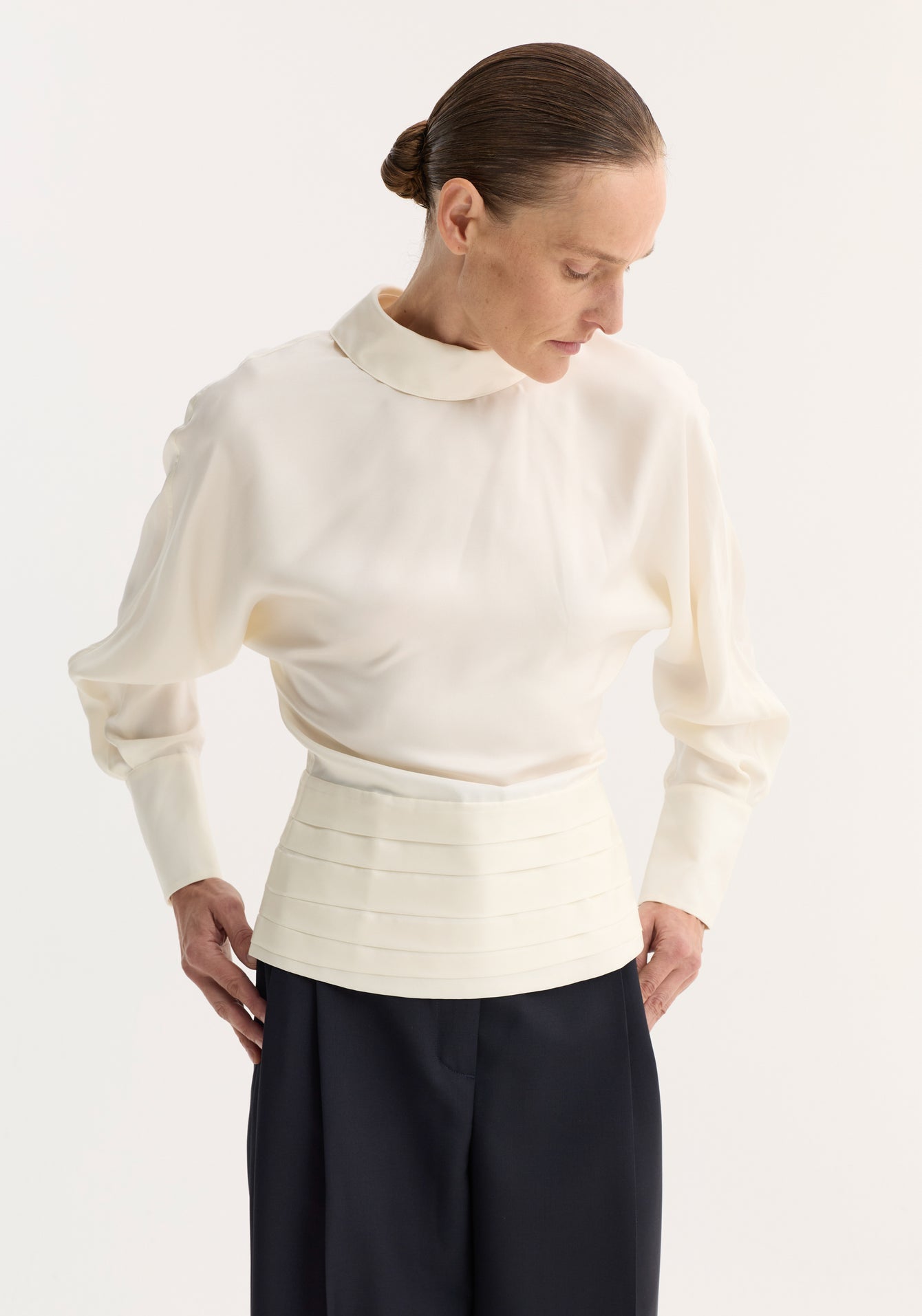 Róhe – Silk Top - Cream