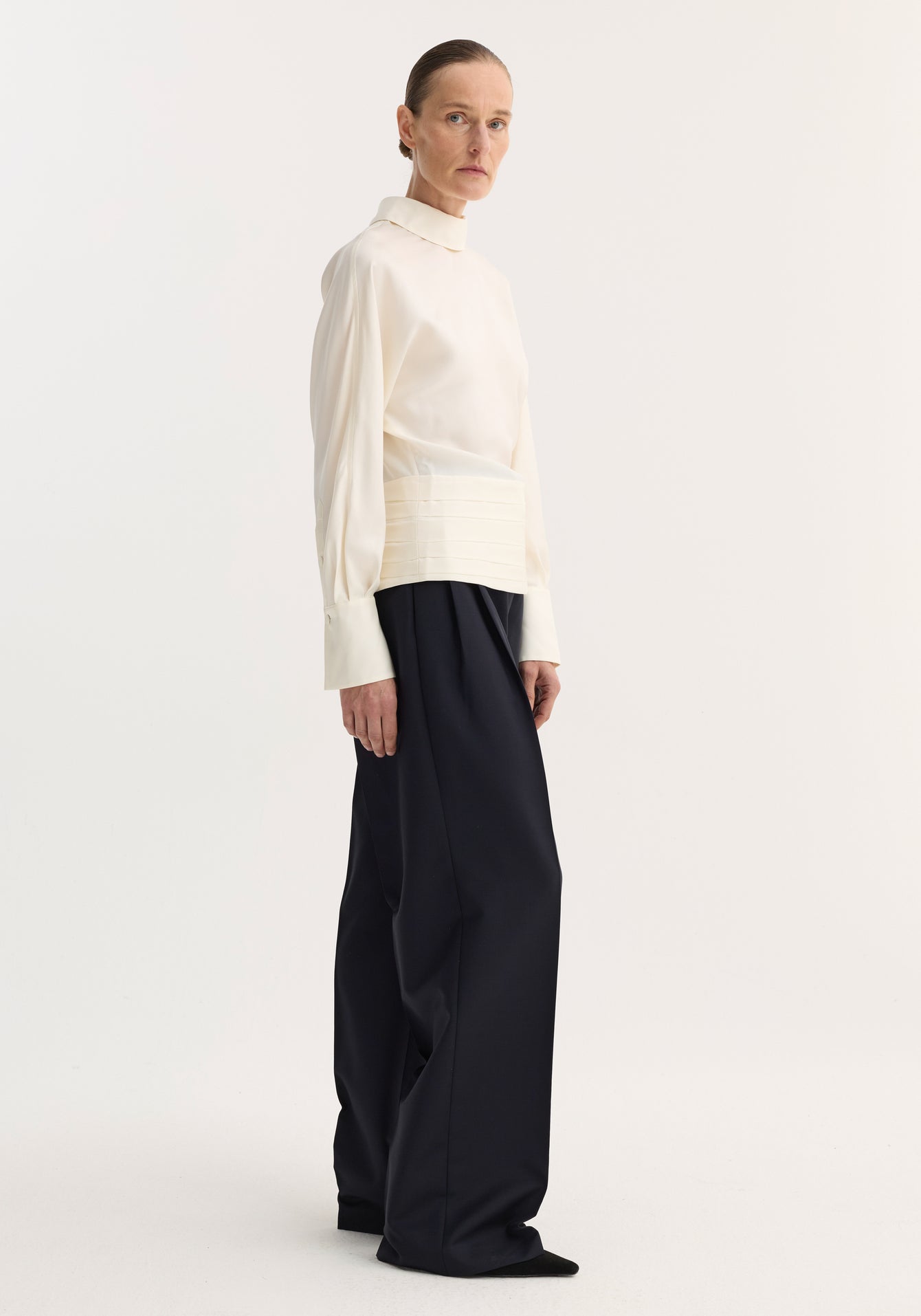 Róhe – Silk Top - Cream