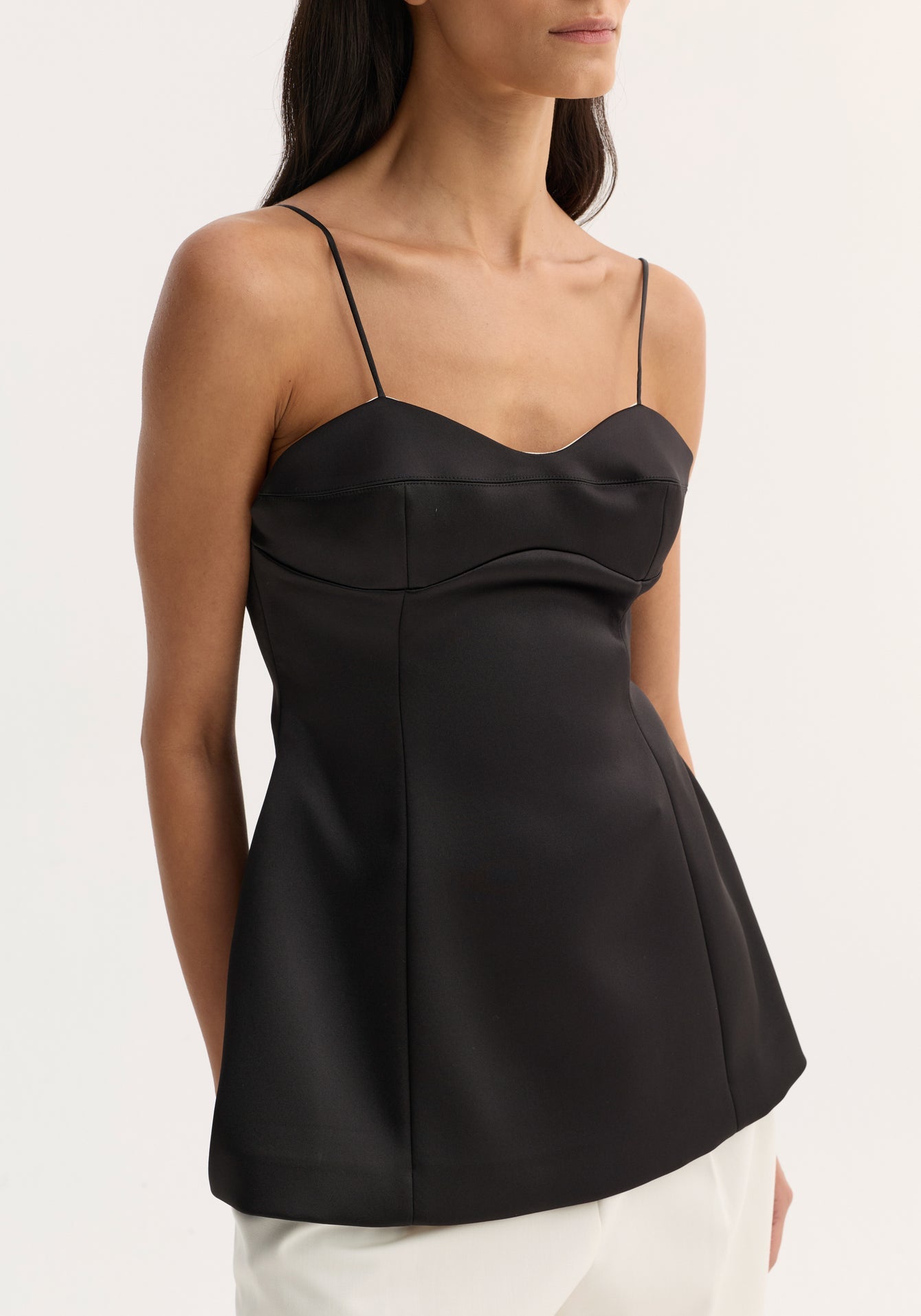 Róhe – Bustier Top - Black