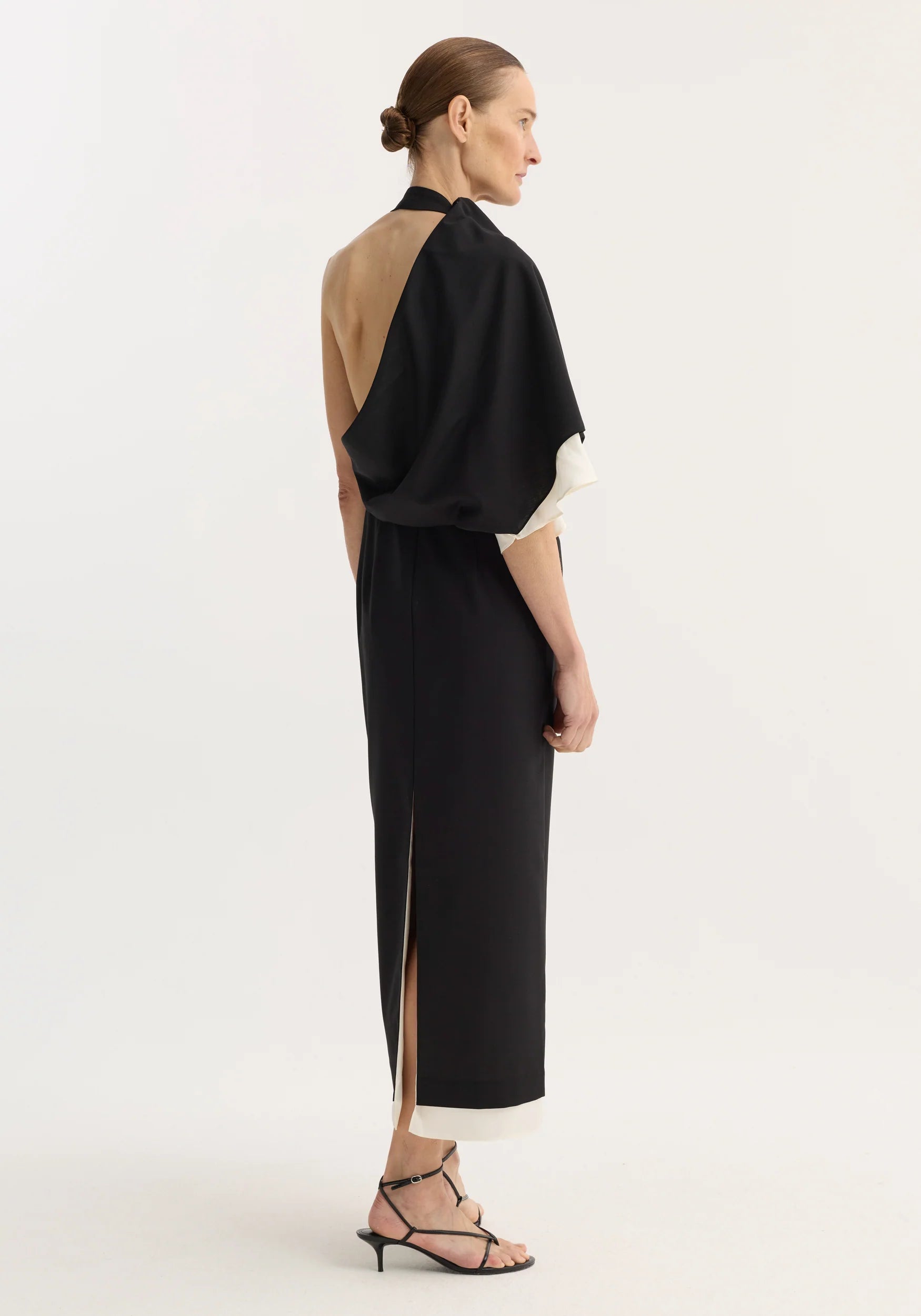Róhe - Draped Open-Back Dress - Night
