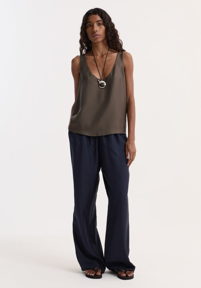 Róhe - Silk Top - Earth