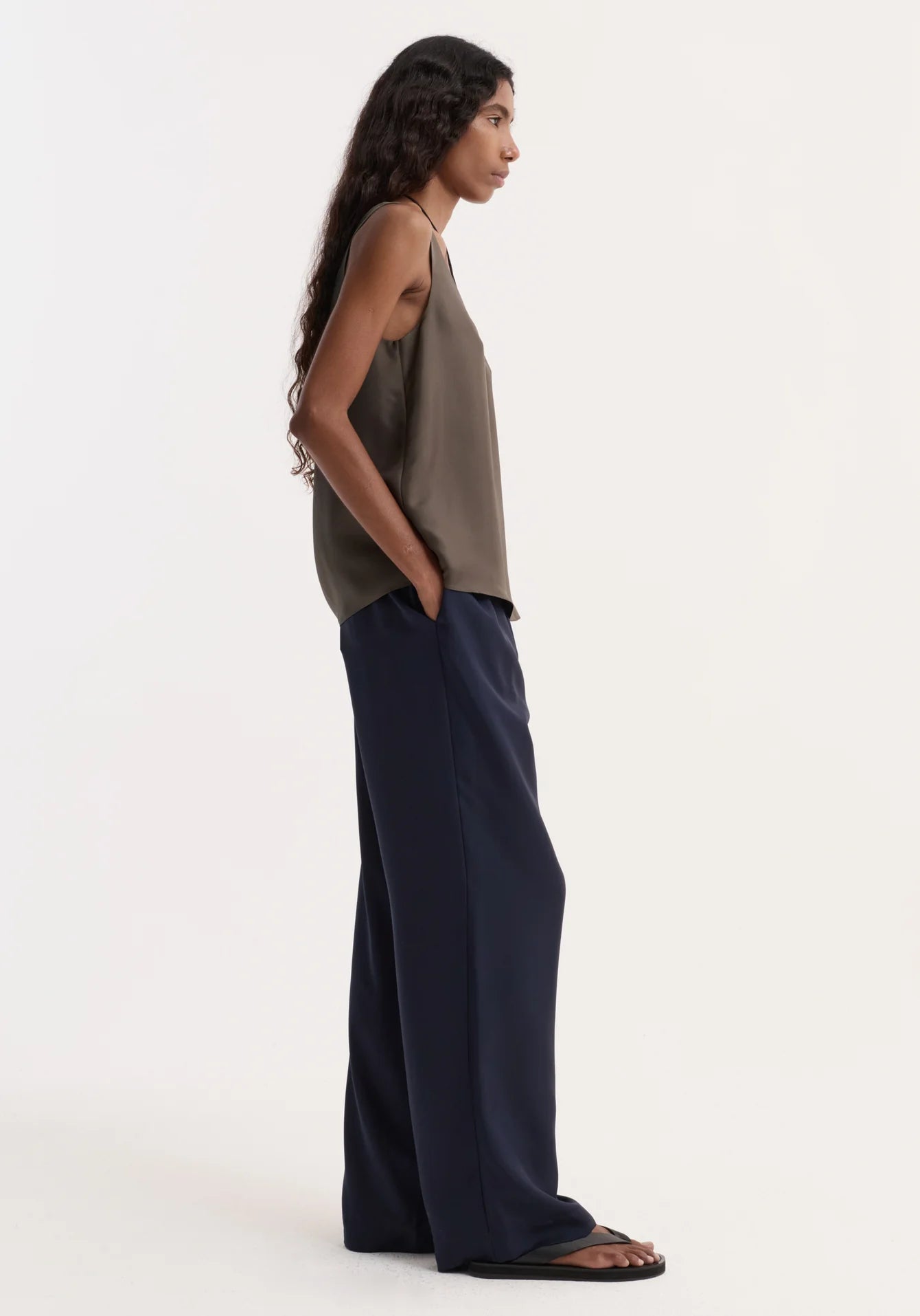 Róhe - Silk Top - Earth