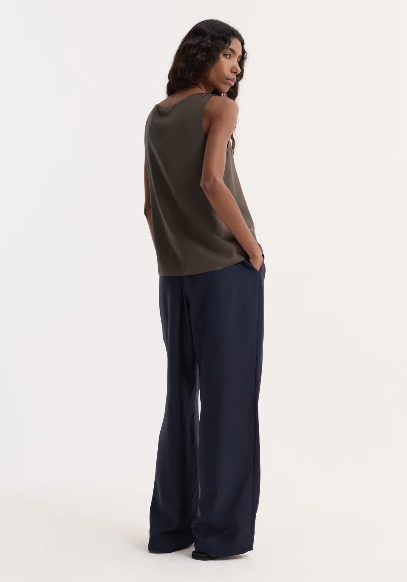 Róhe - Silk Top - Earth