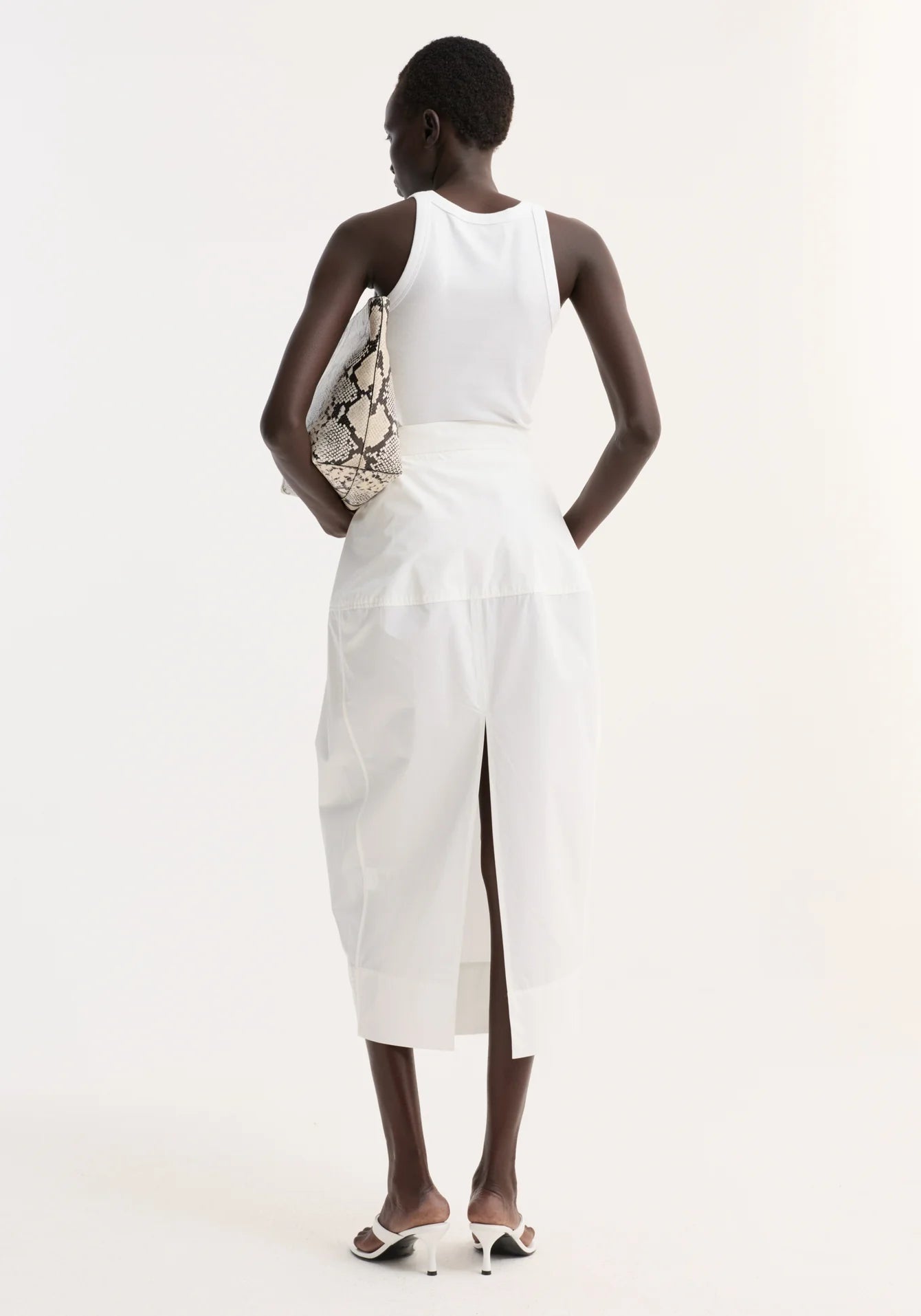 Róhe - Cotton Skirt - White
