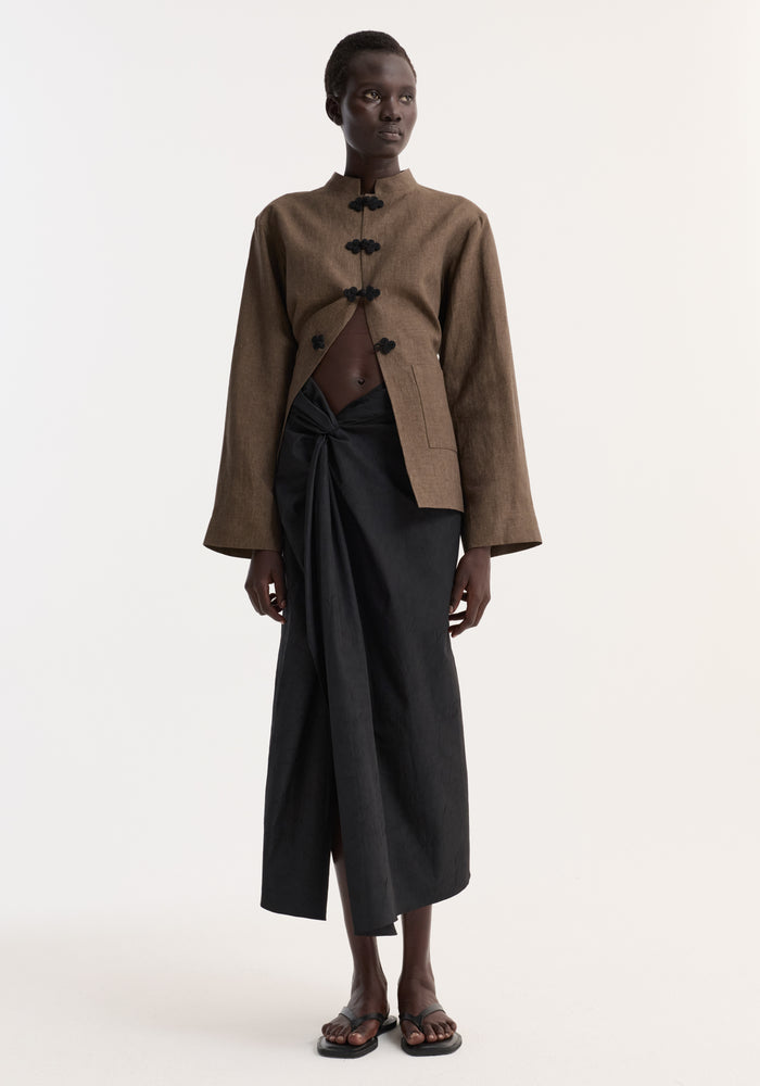 Róhe - Textured Skirt - Black