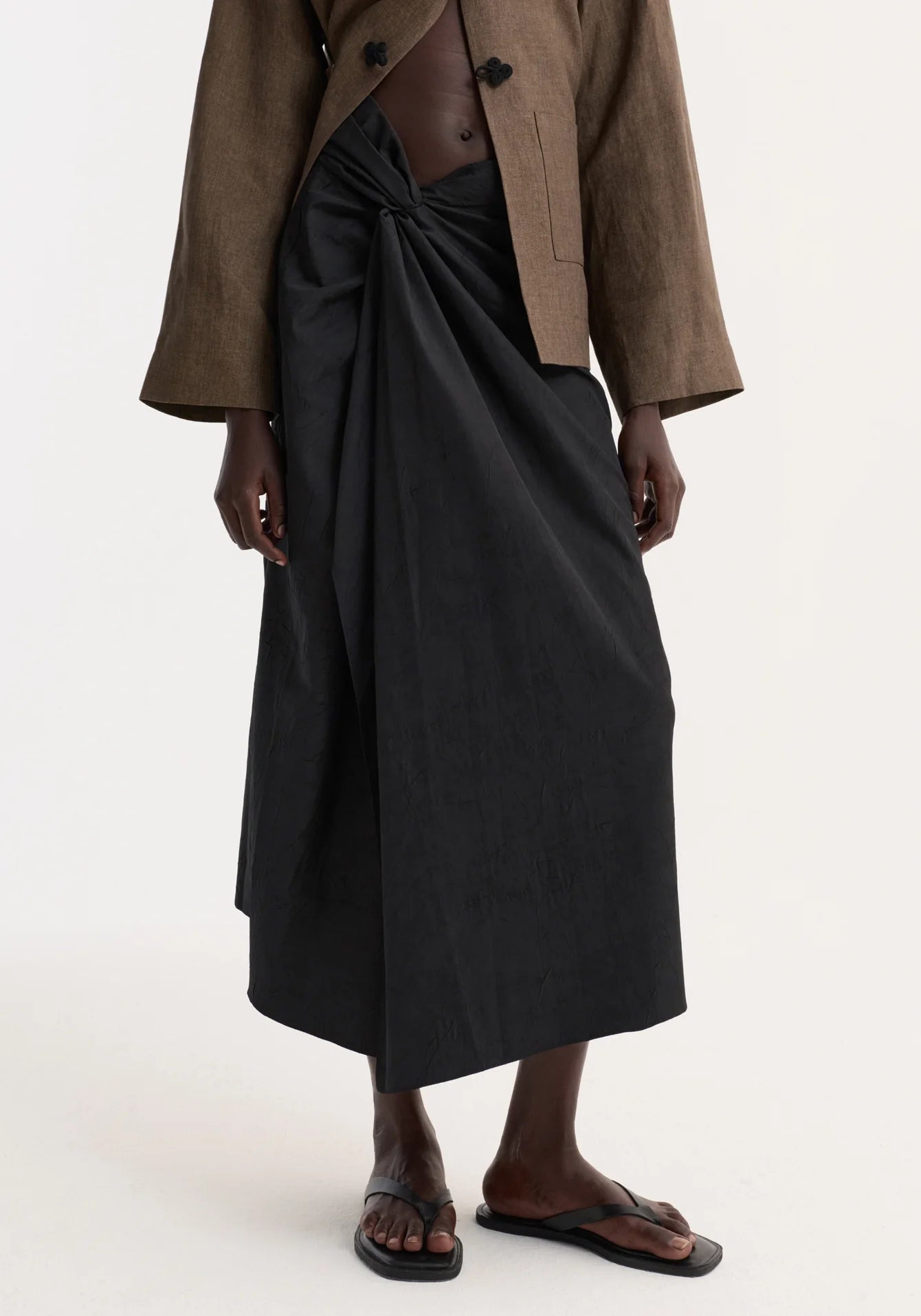 Róhe - Textured Skirt - Black