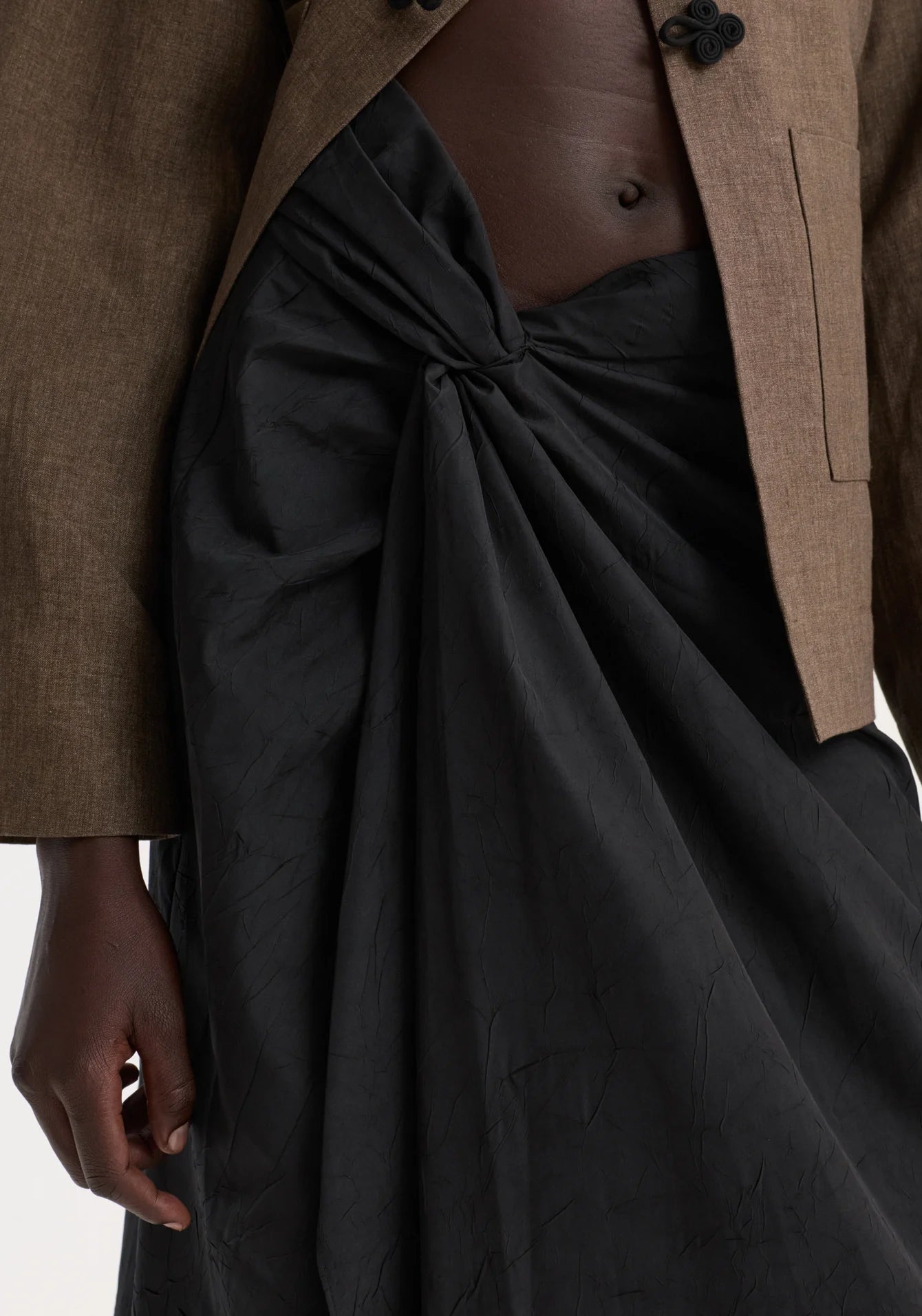 Róhe - Textured Skirt - Black