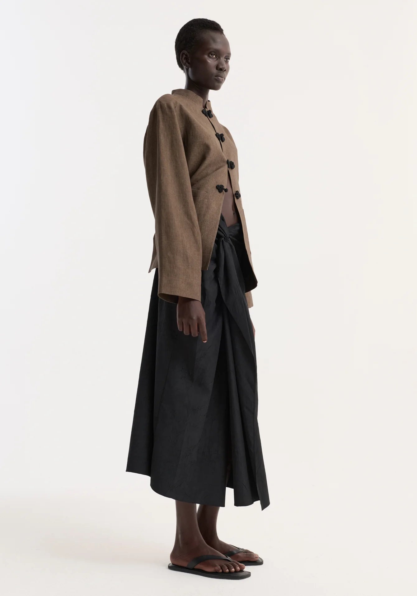 Róhe - Textured Skirt - Black