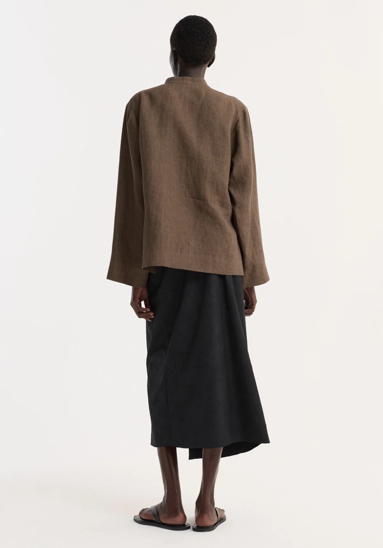Róhe - Textured Skirt - Black