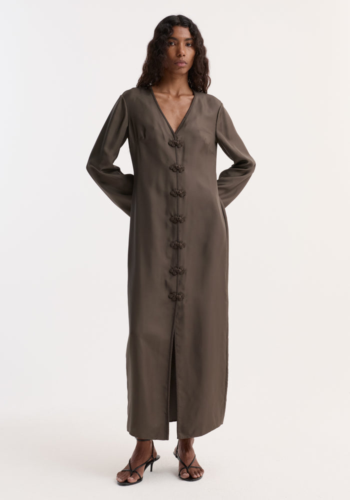 Róhe - Silk Dress - Earth