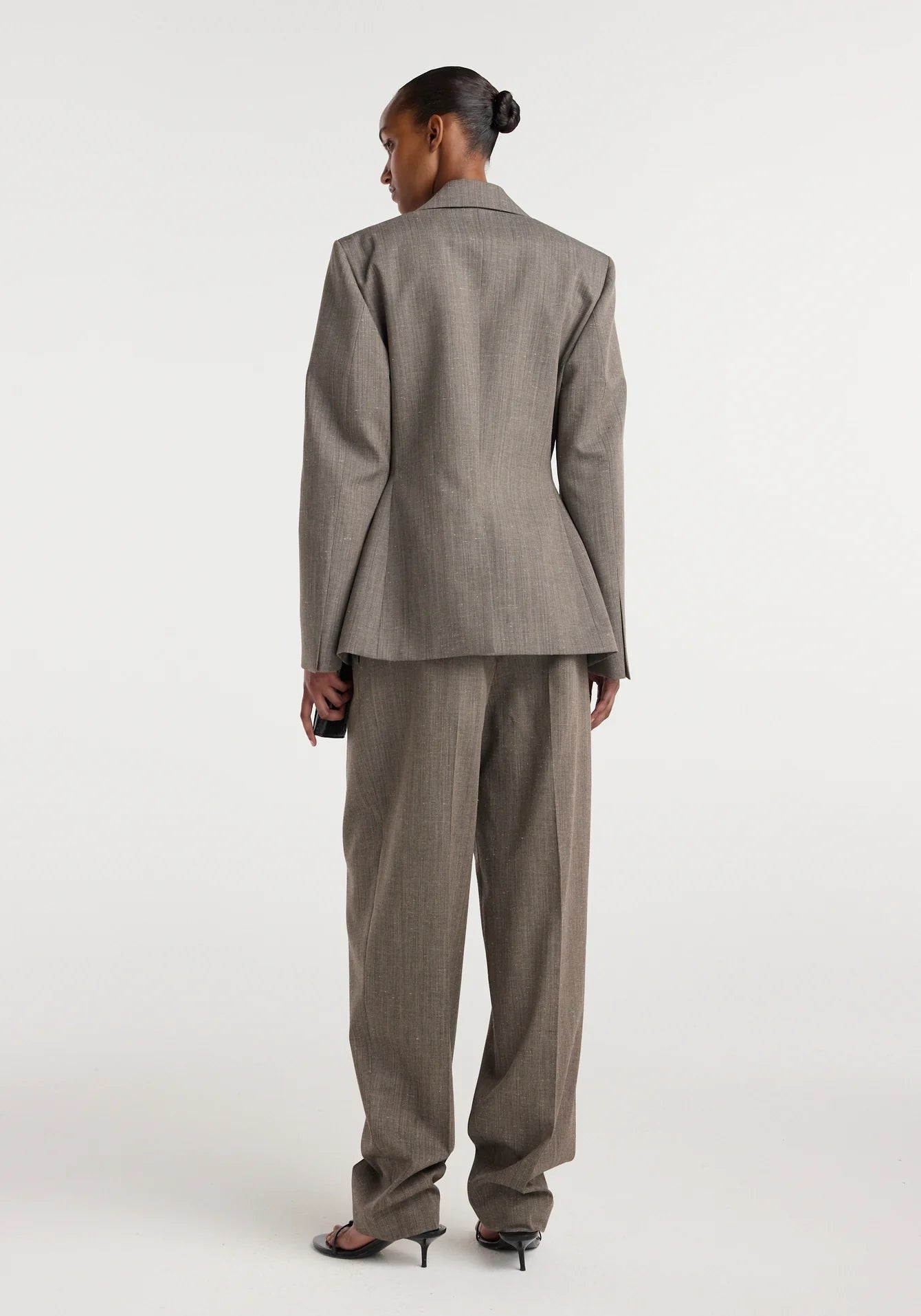 Róhe - Structured Wool Blazer - Earth Slub