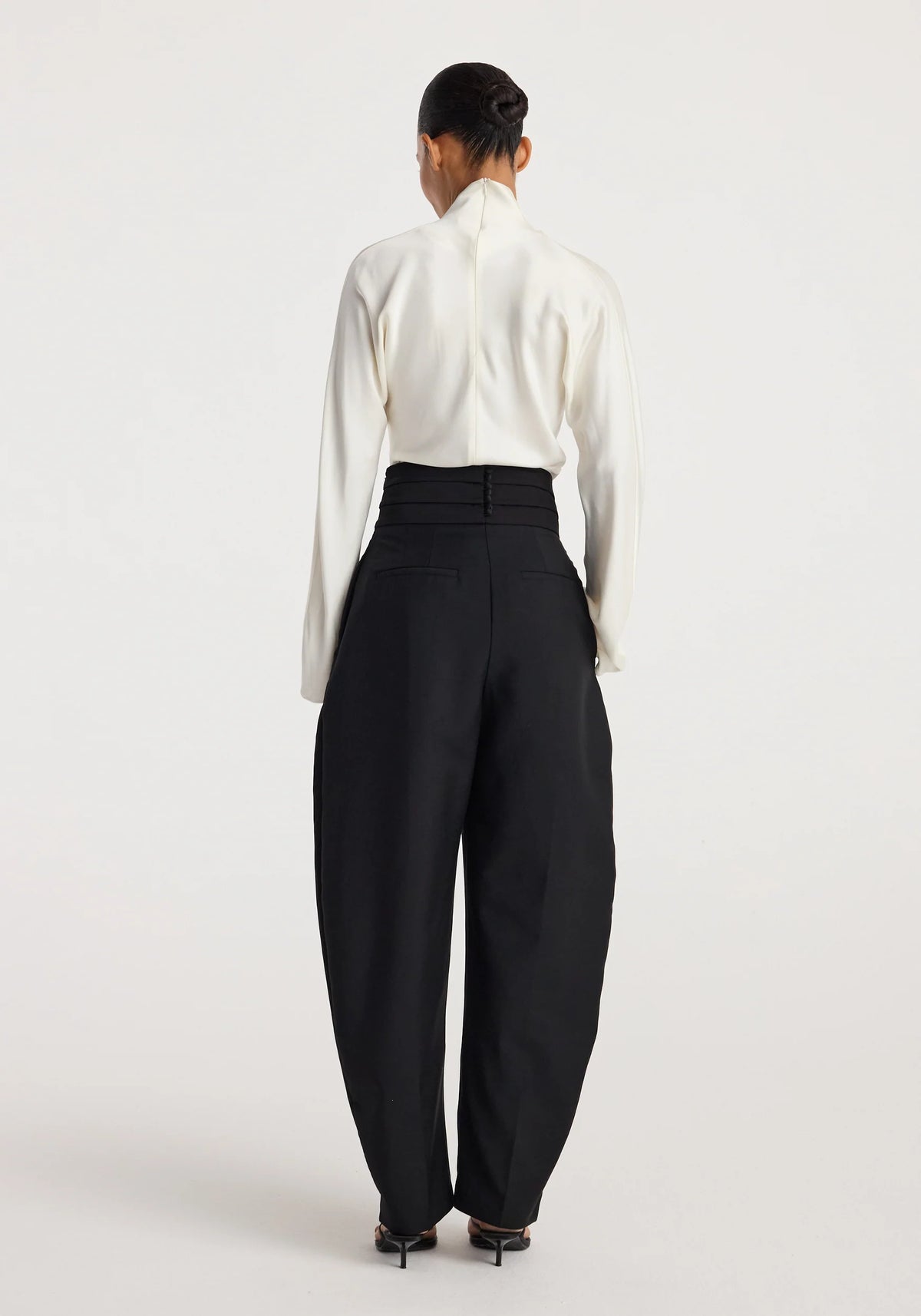 Róhe - Puck Cumberband Trousers - Black