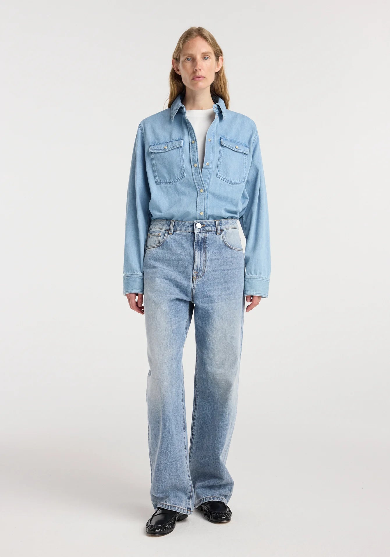 Róhe - Bruun Signature Baggy Denim - Classic Blue