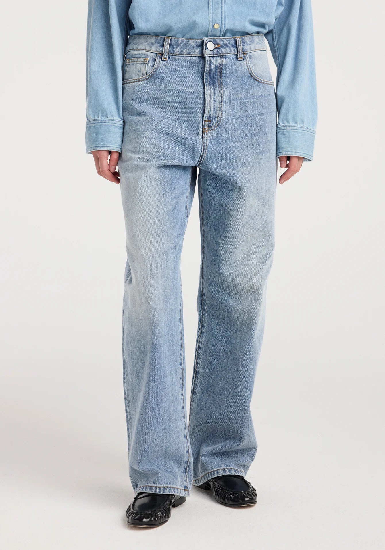 Róhe - Bruun Signature Baggy Denim - Classic Blue
