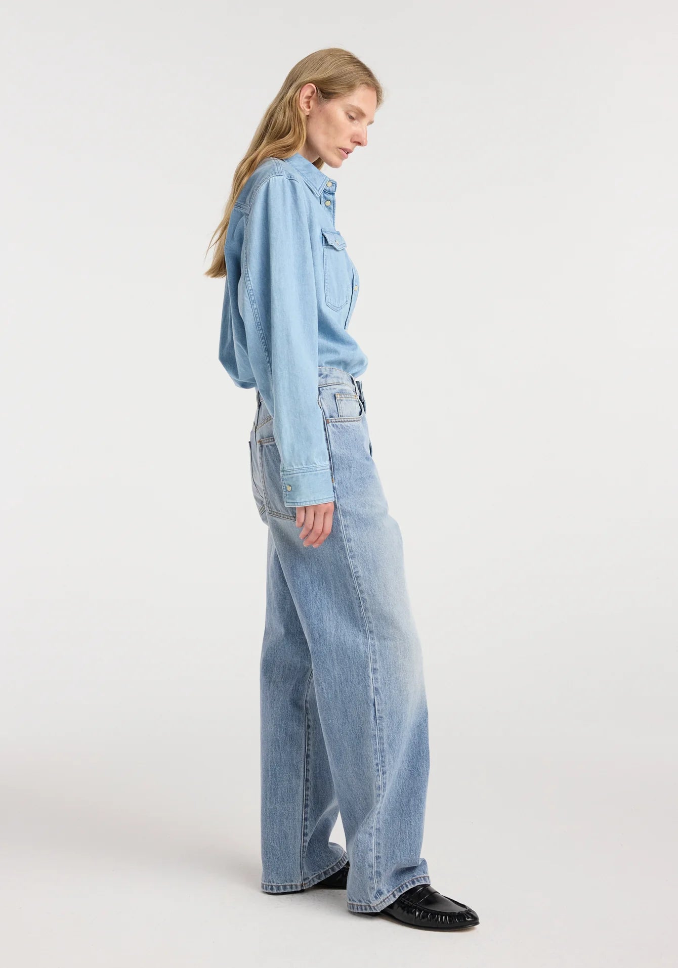 Róhe - Bruun Signature Baggy Denim - Classic Blue