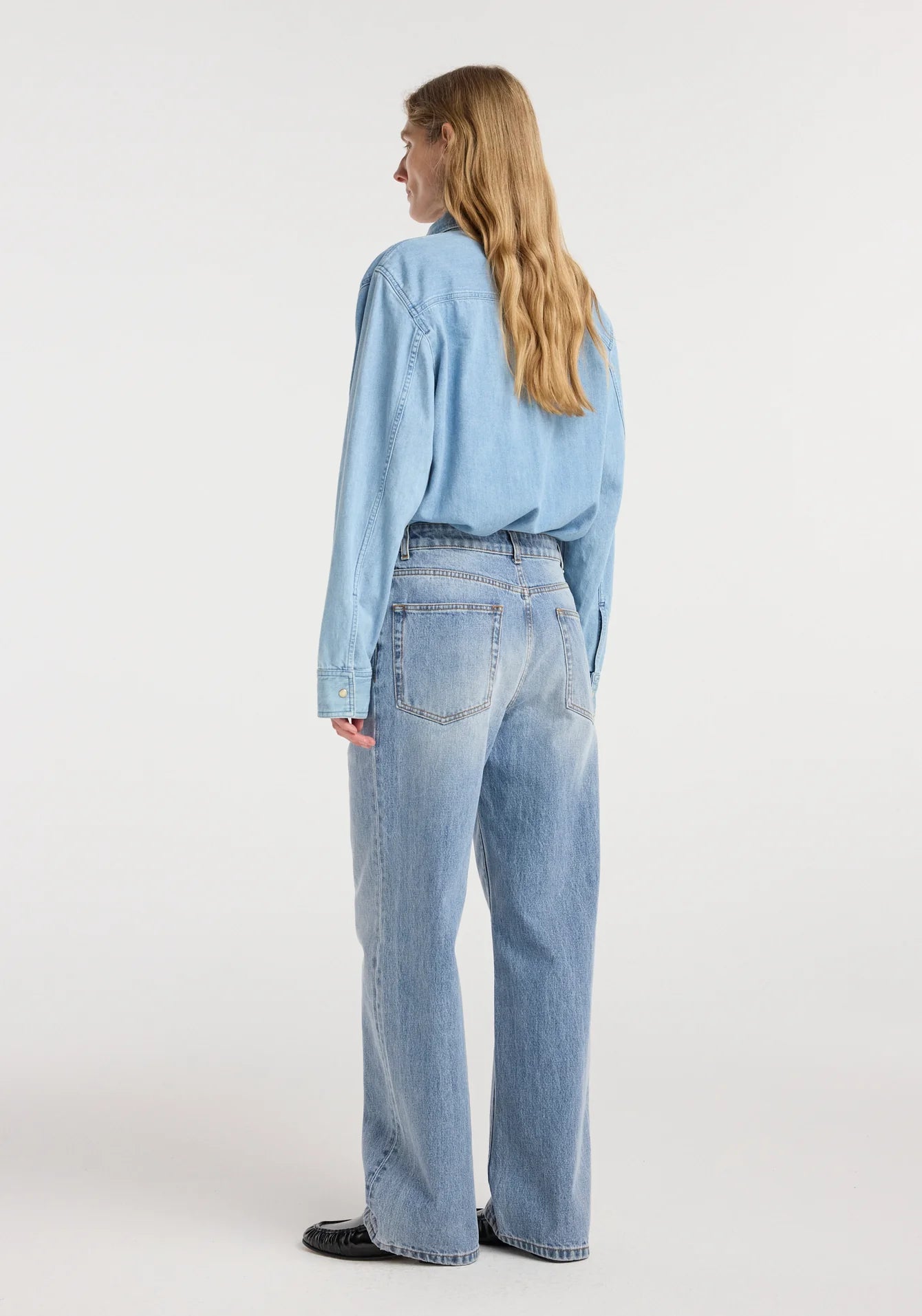 Róhe - Bruun Signature Baggy Denim - Classic Blue