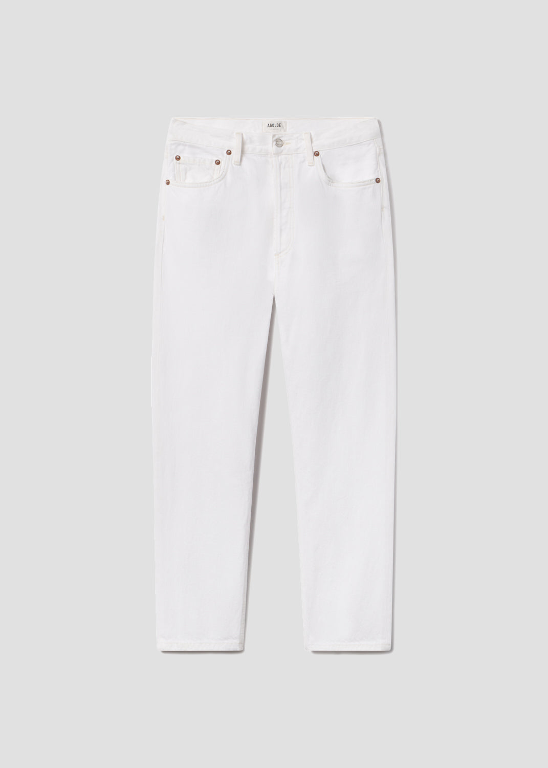 Agolde - Pinch Waist Crop Jeans - White
