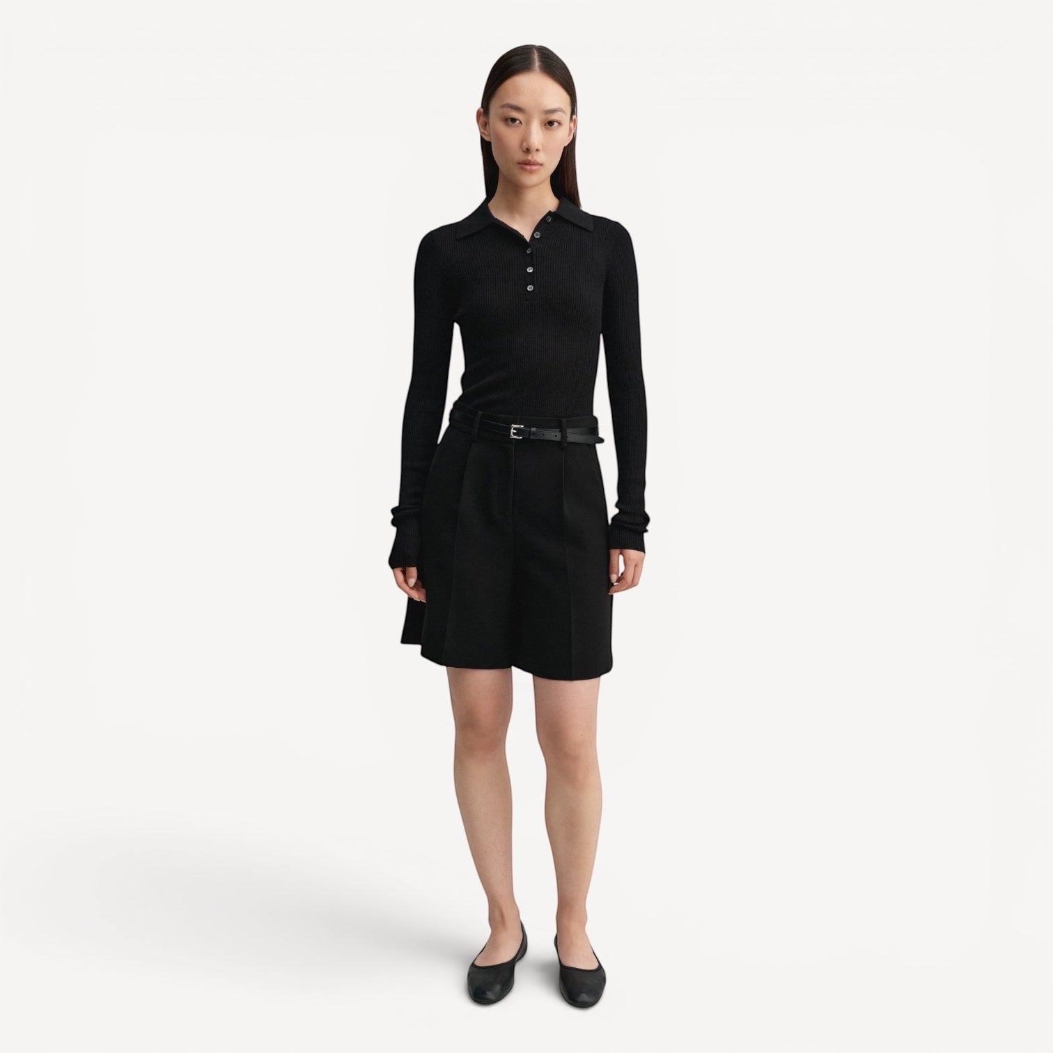 Almada Label - Shorts - Black