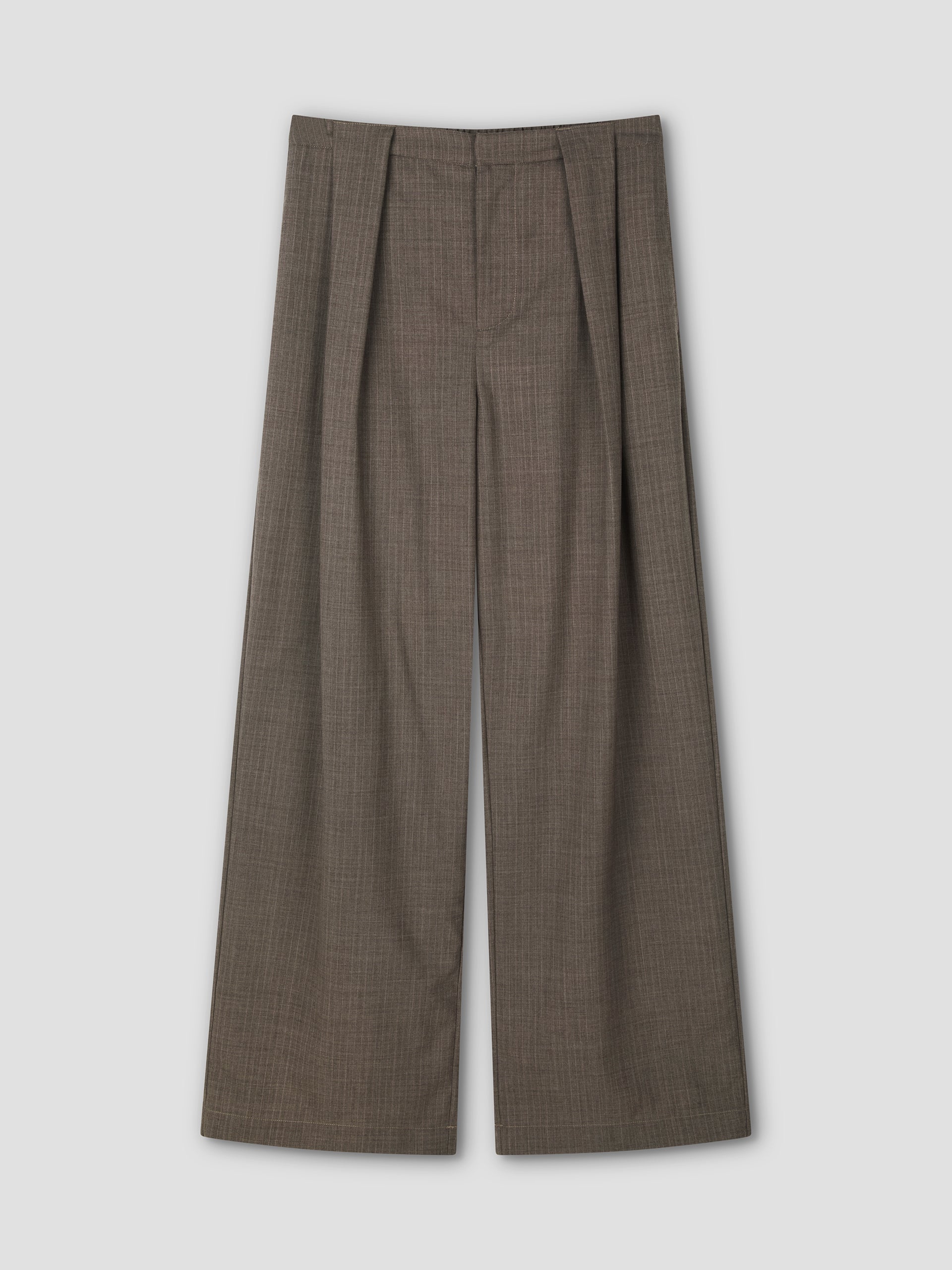 Deiji Studios - Pant - Grey Pink Stripe