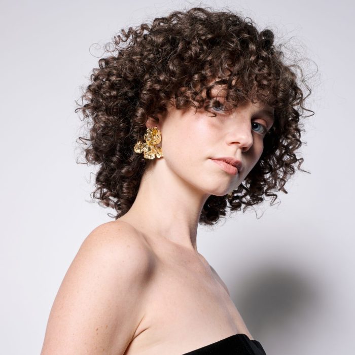 Janja Prokić - Náušnice Iris velké - Stříbro