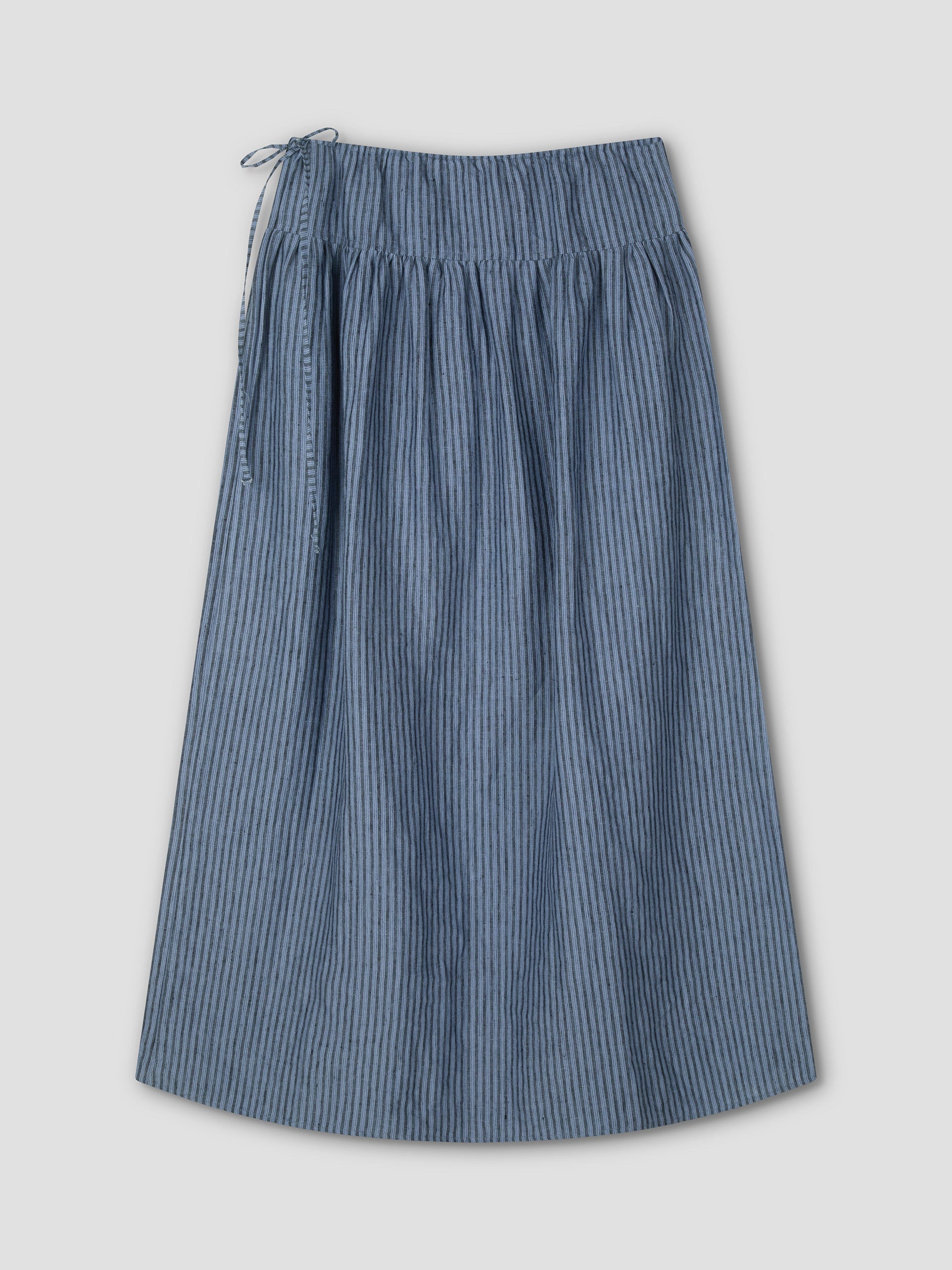 Deiji Studios - Maxi Skirt - Azure Stripe