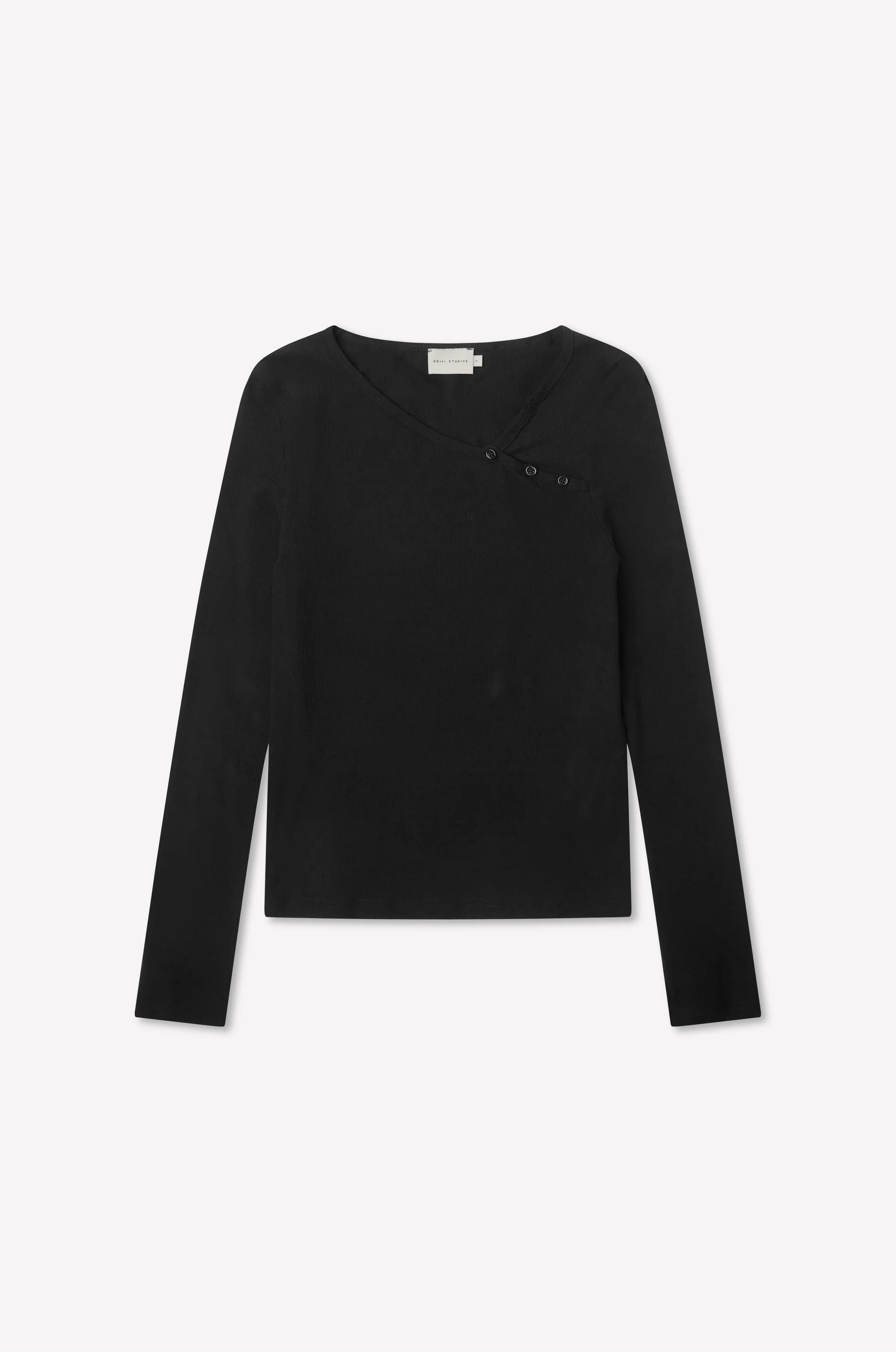 Deiji Studios - Tie Shoulder Top - Black