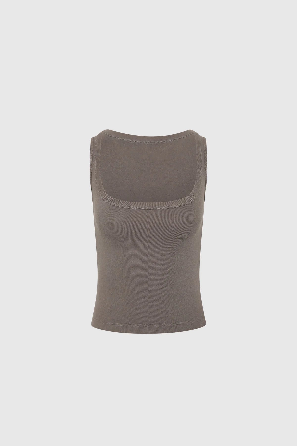St. Agni - Organic Cotton Fitted Top - Clay