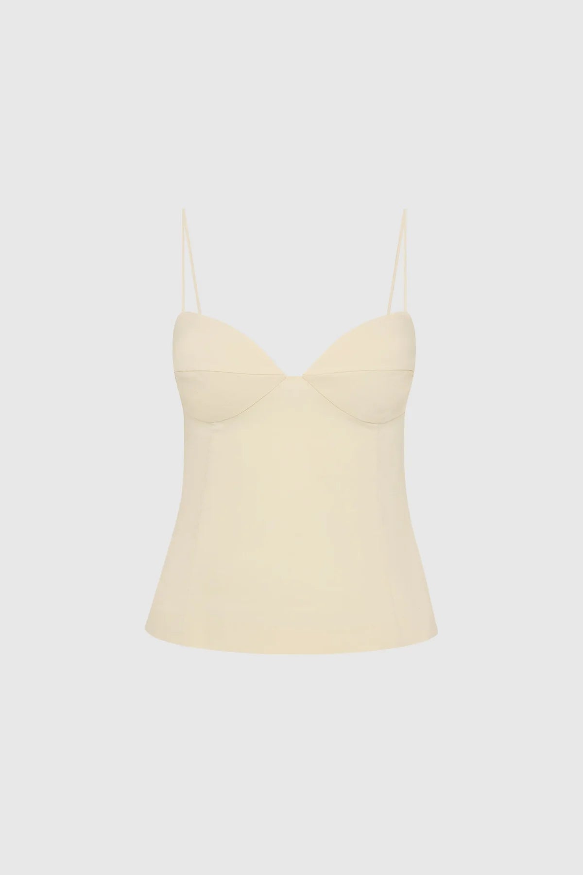 St. Agni - Stretch Cotton Cami Top - Porcelain