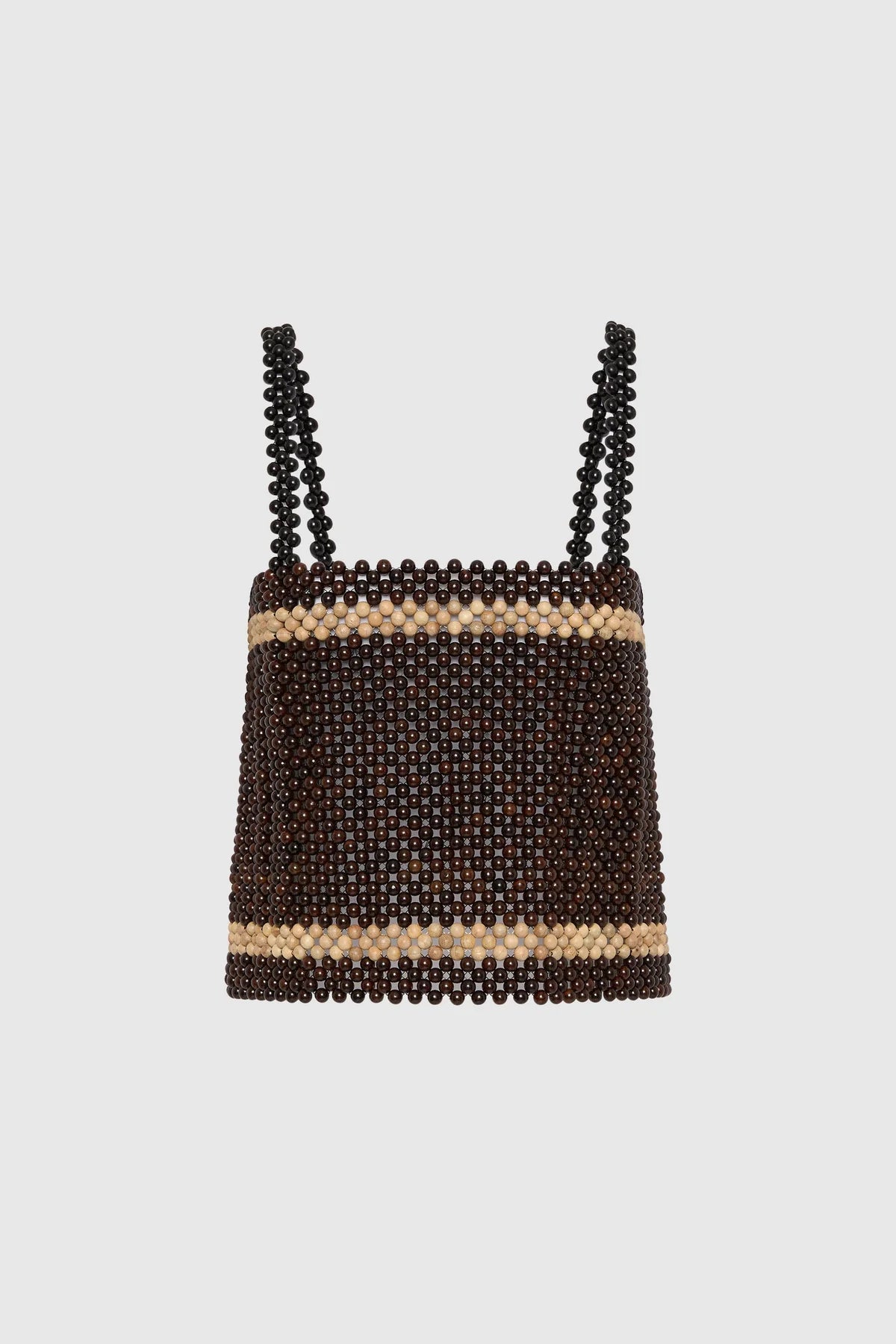 St. Agni - Taxi Top - Coffee/Ecru