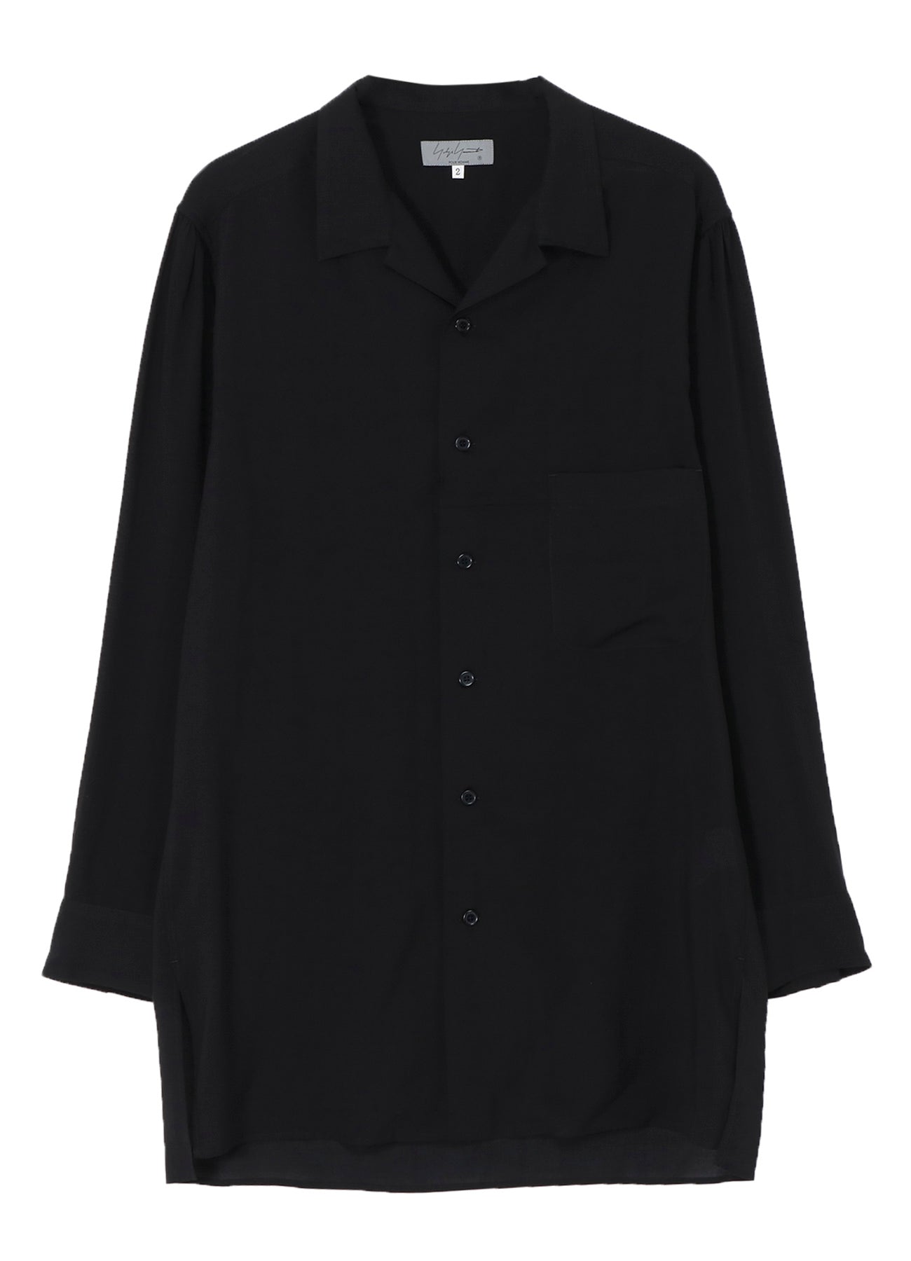 Y's Yohji Yamamoto - Lehká košile - Black