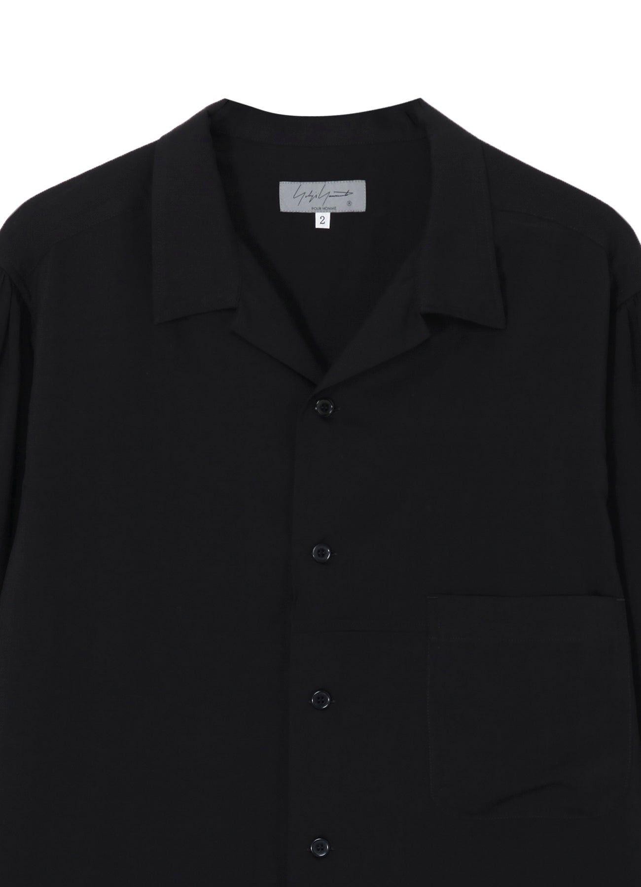 Y's Yohji Yamamoto - Lehká košile - Black