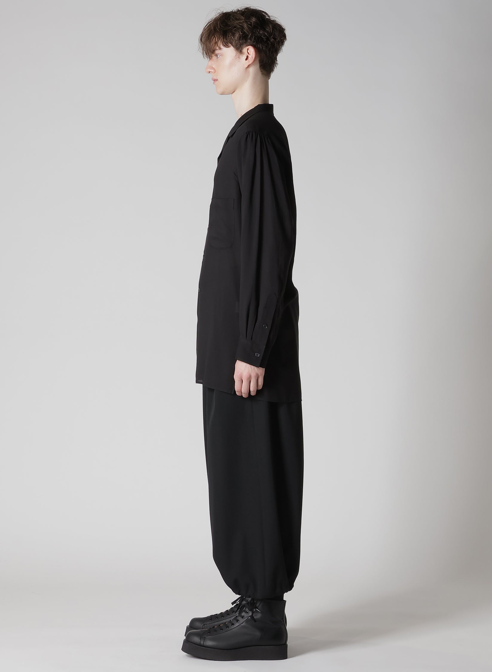 Y's Yohji Yamamoto - Lehká košile - Black