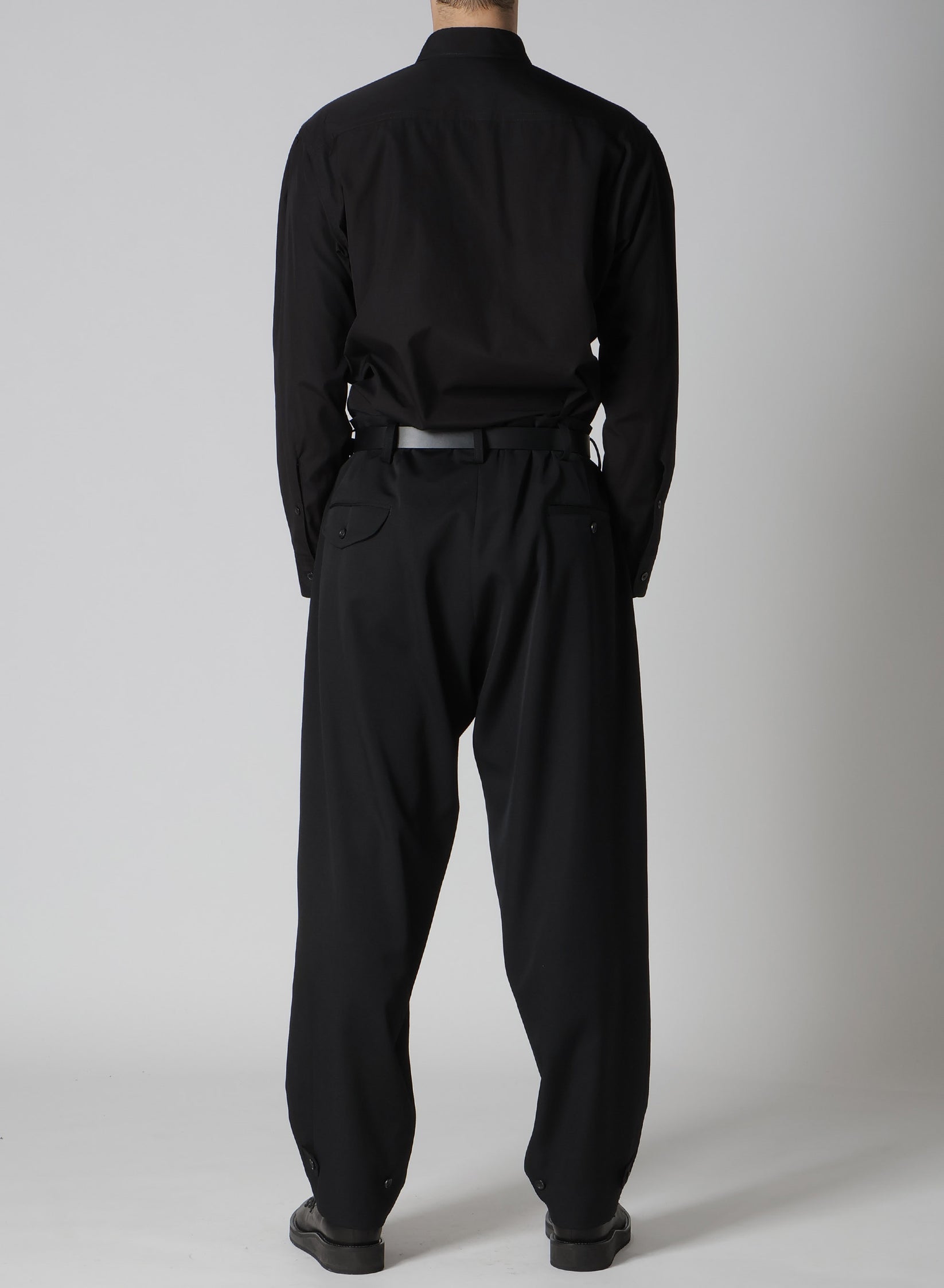 Y's Yohji Yamamoto - Vlněné kalhoty - Black