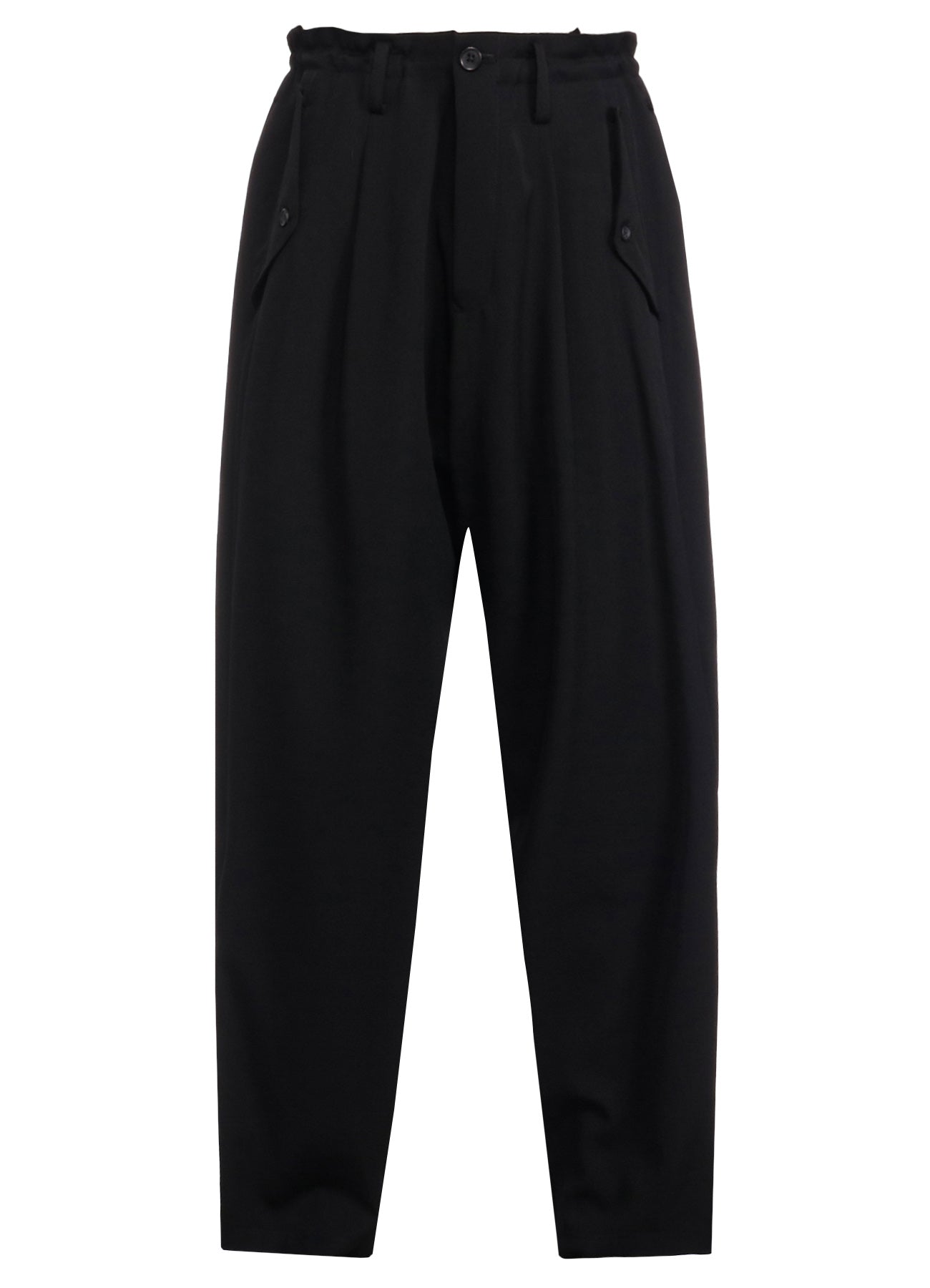 Y's Yohji Yamamoto - Vlněné kalhoty - Black