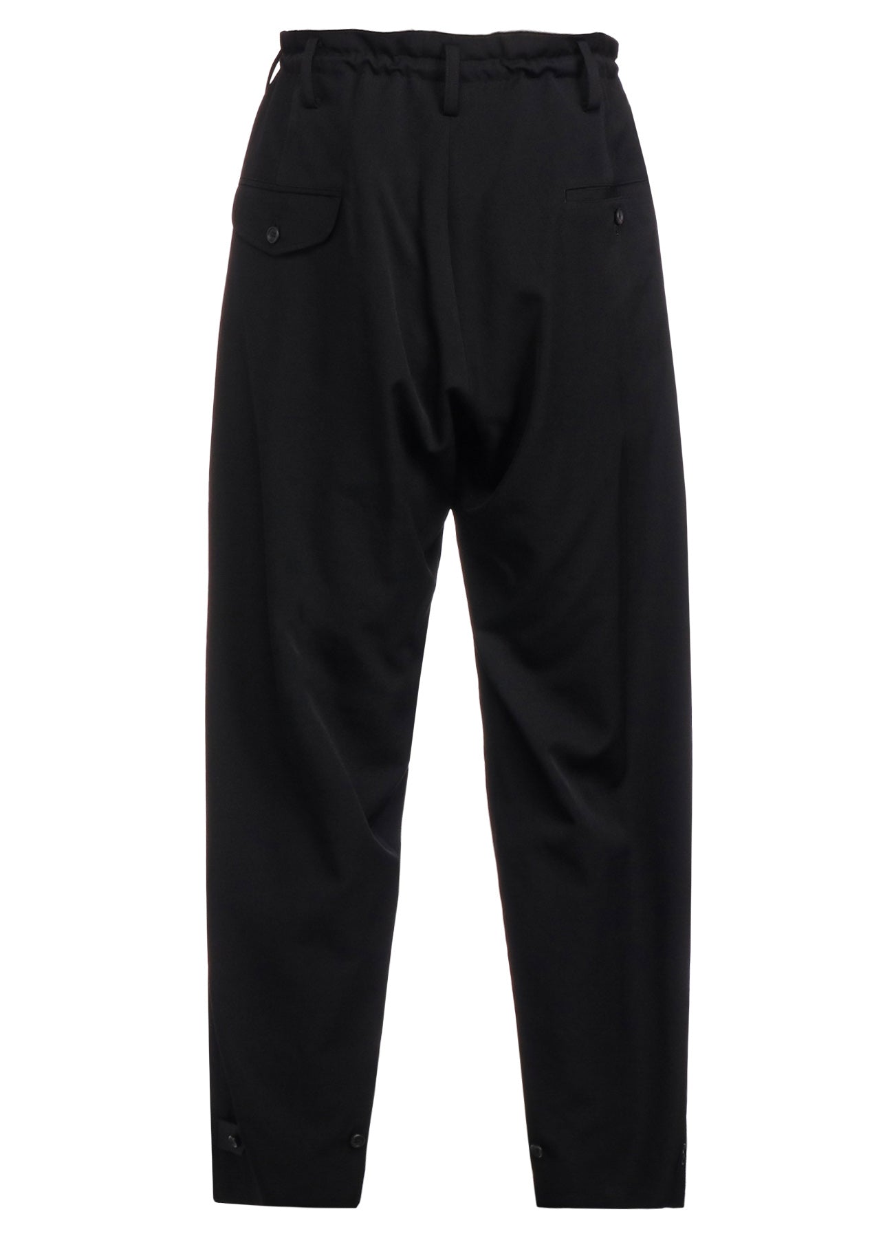 Y's Yohji Yamamoto - Vlněné kalhoty - Black