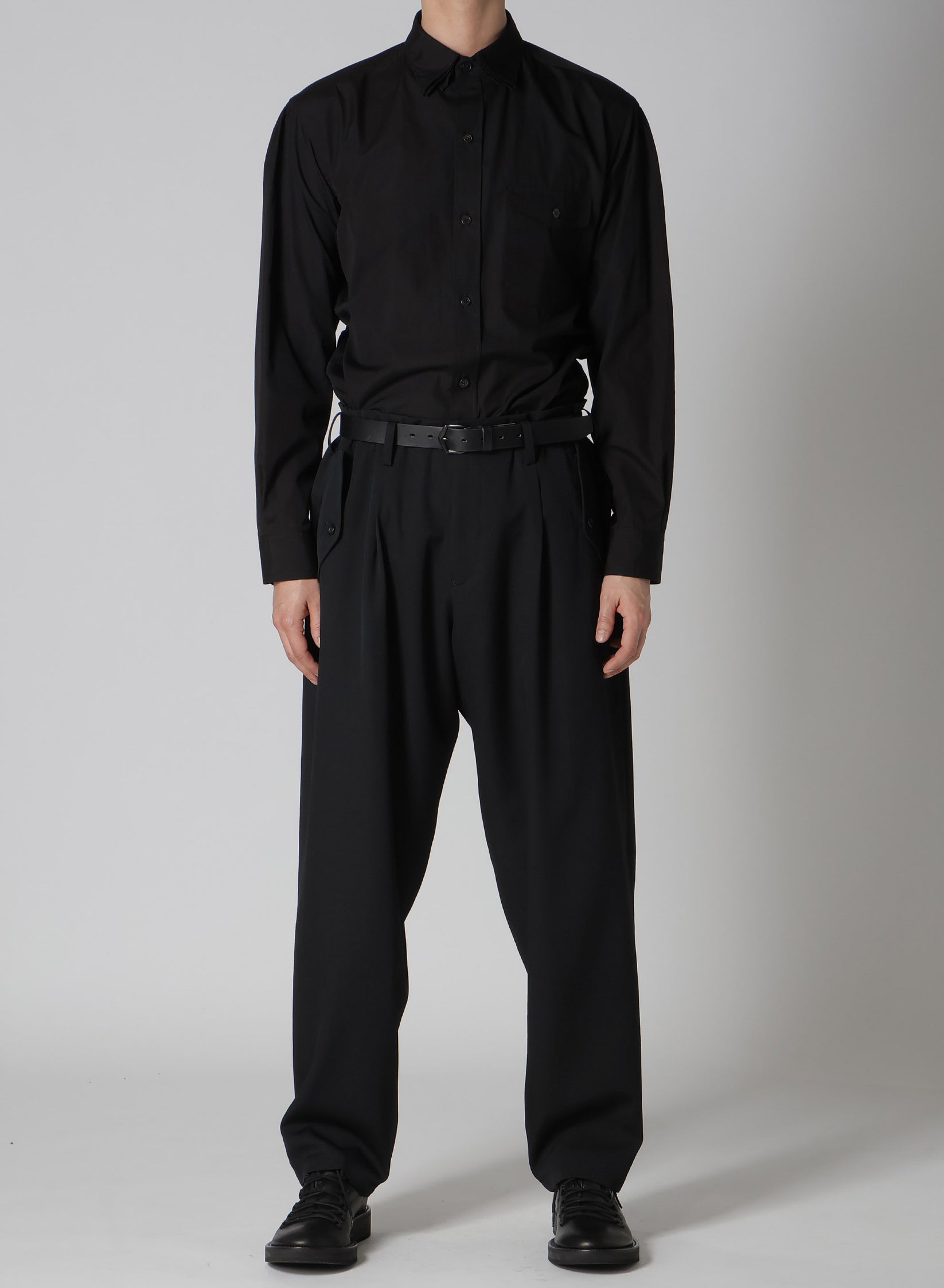 Y's Yohji Yamamoto - Vlněné kalhoty - Black