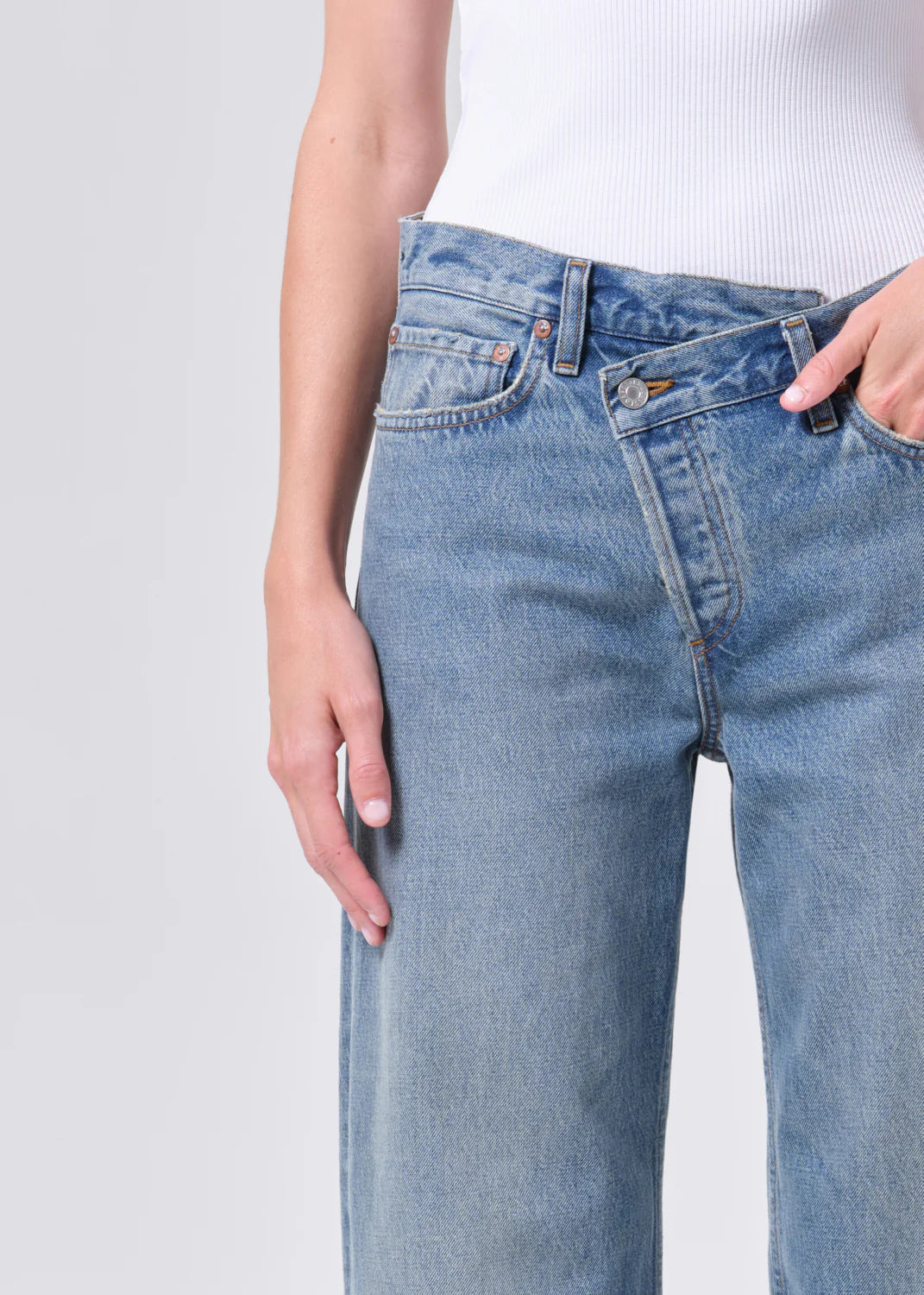 Agolde - Criss Cross Jeans - Blue